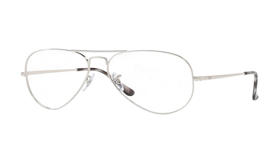 Ray-Ban AVIATOR 0RX6489 2501 Brille Silberfarben