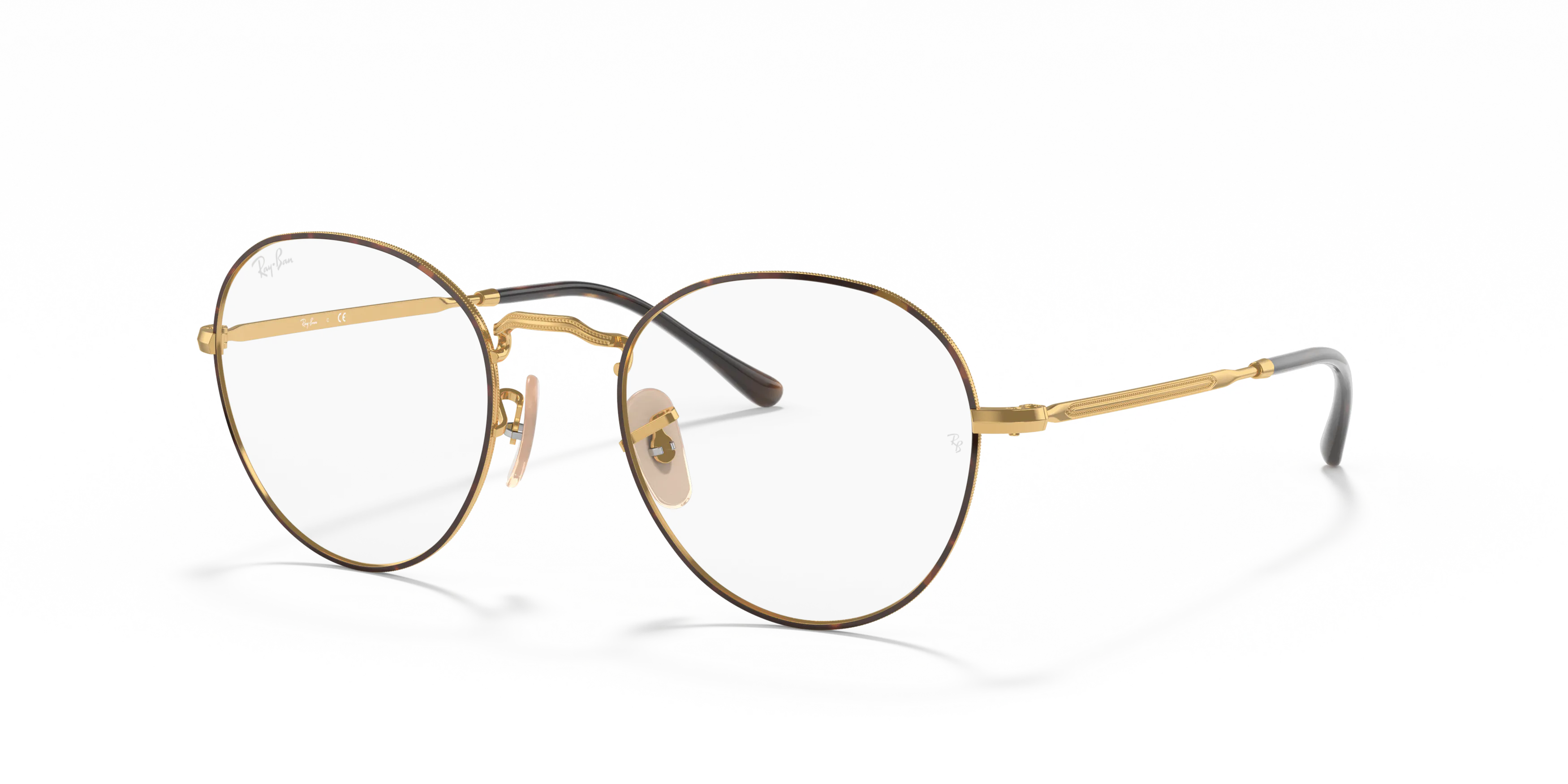 Angle_Left01, Ray-Ban Round Metal Optics II 0RX3582V 2945 Brille