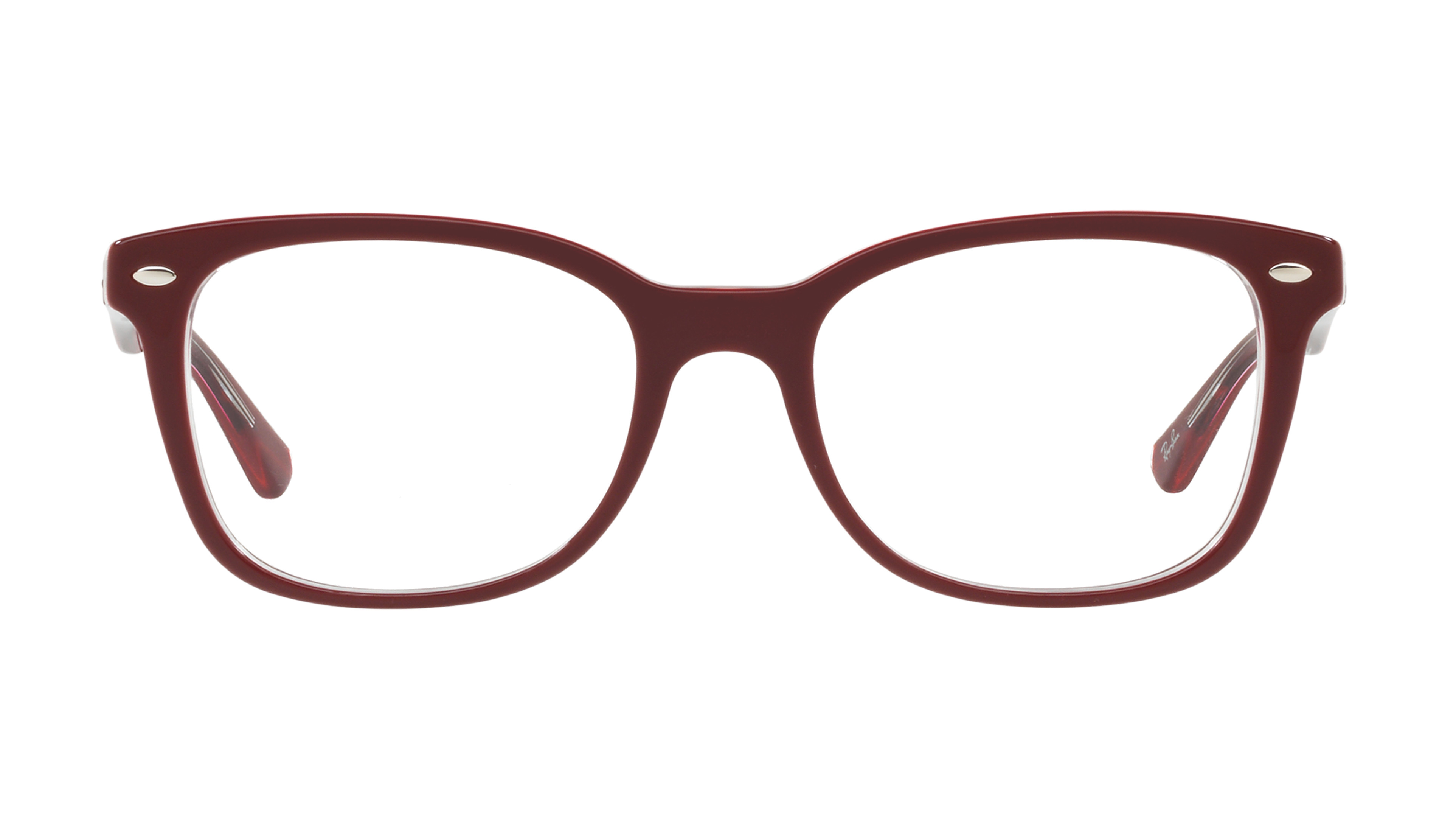 Front Ray-Ban OPTICS 0RX5285 5738 Brille Rot, Transparent