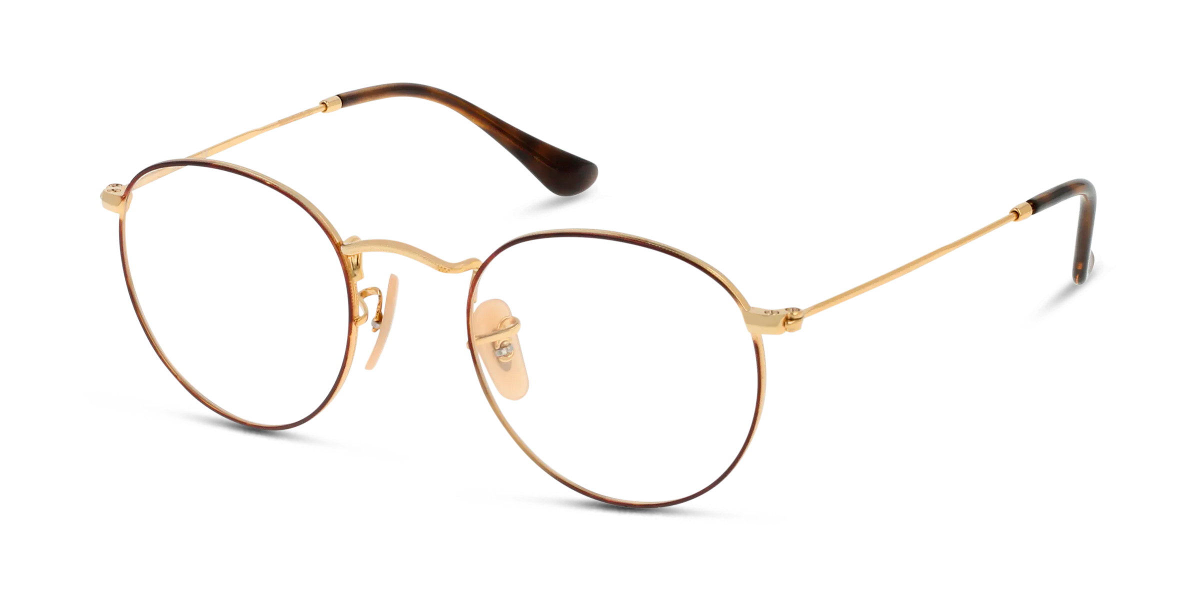 Angle_Left01, Ray-Ban Round Metal Optics 0RX3447V 2945 Brille
