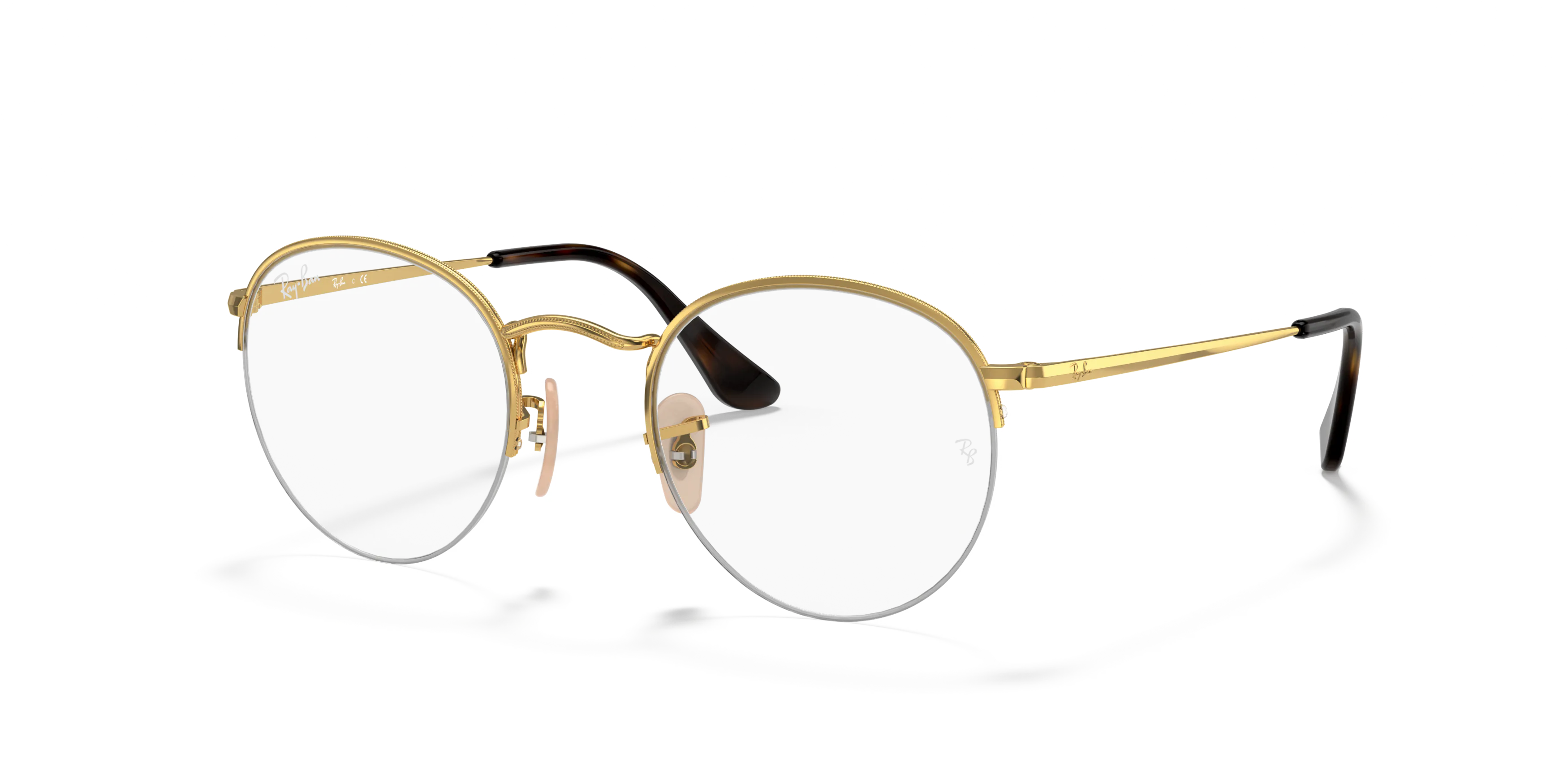 Angle_Left01, Ray-Ban Round Gaze 0RX3947V 2500 Brille