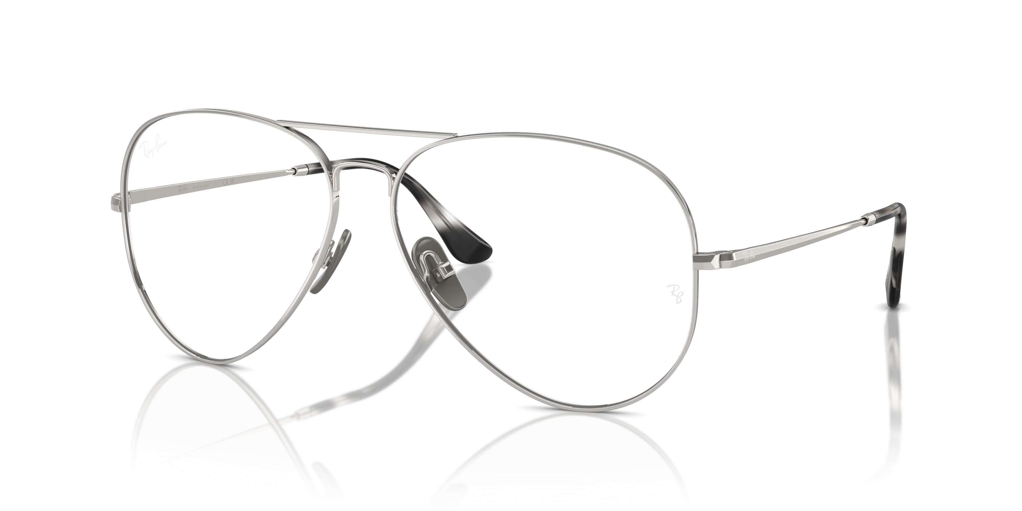 Angle_Left01, Ray-Ban AVIATOR TITANIUM 0RX8789 1002 Brille