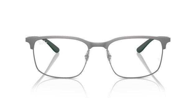 Front Ray-Ban 0RX6518 2620 Brille Schwarz, Silberfarben