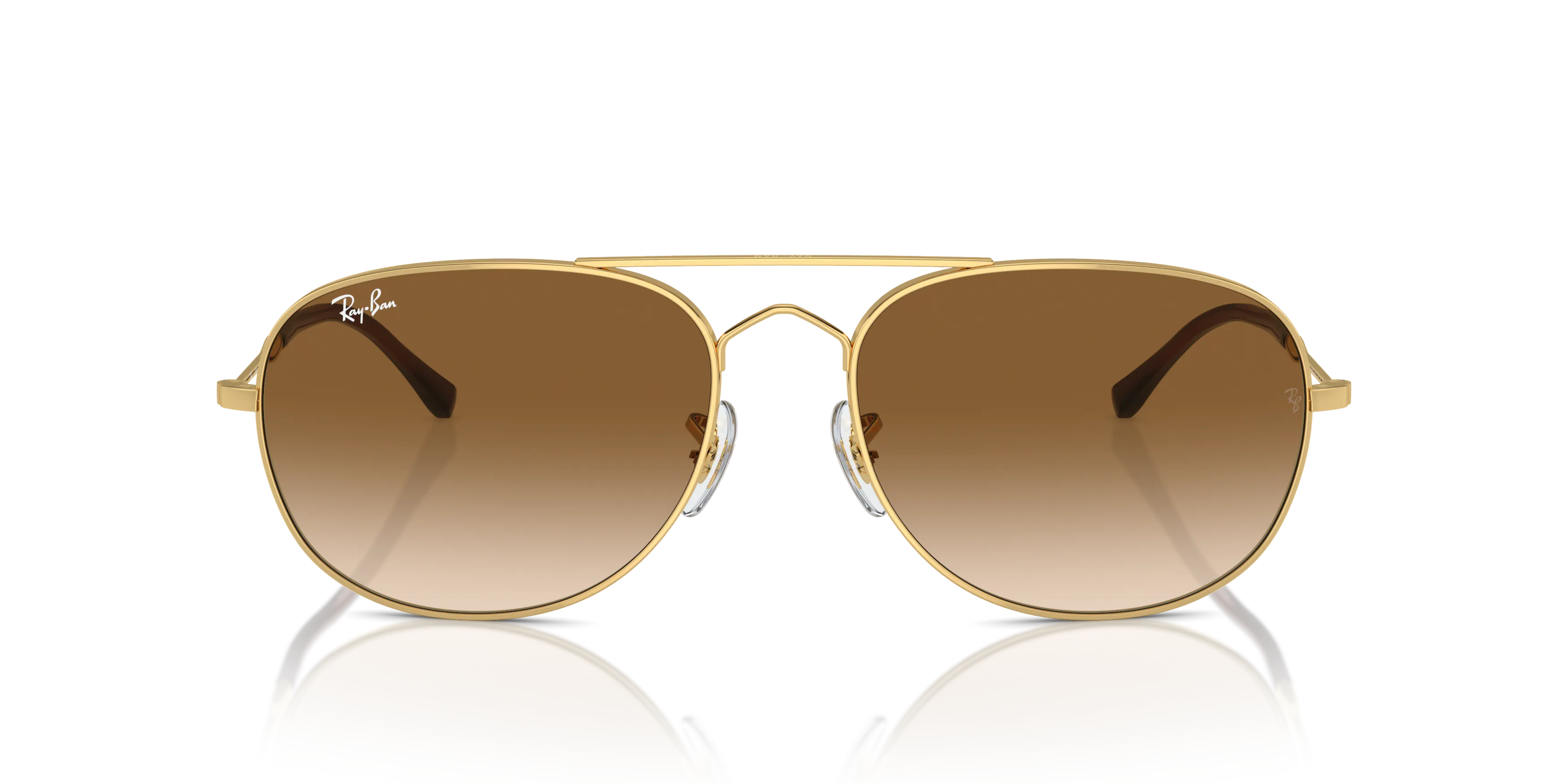 Front, Ray-Ban Bain Bridge 0RB3735 001/51 Sonnenbrille