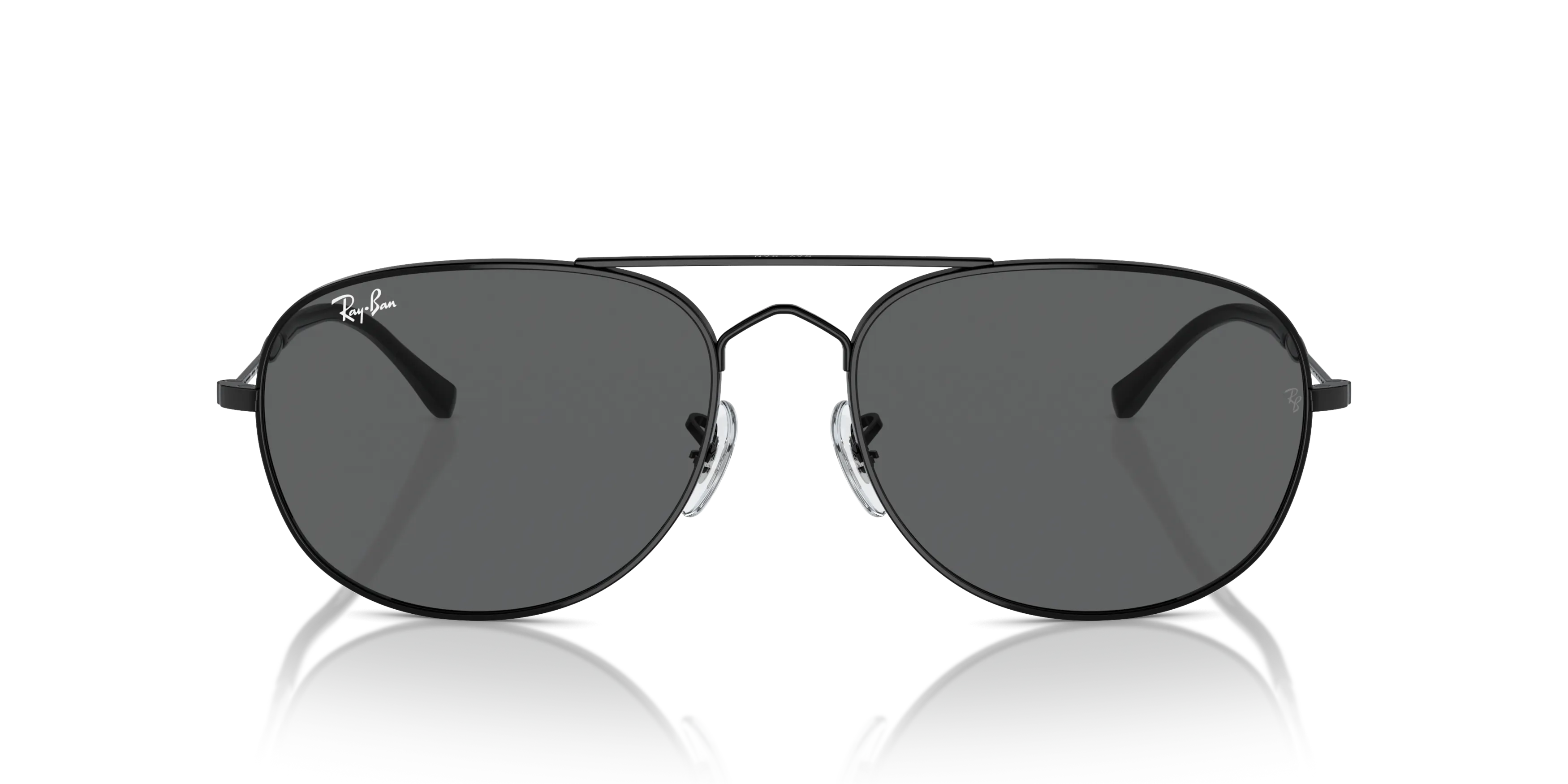 Front, Ray-Ban BAIN BRIDGE 0RB3735 002/B1 Sonnenbrille