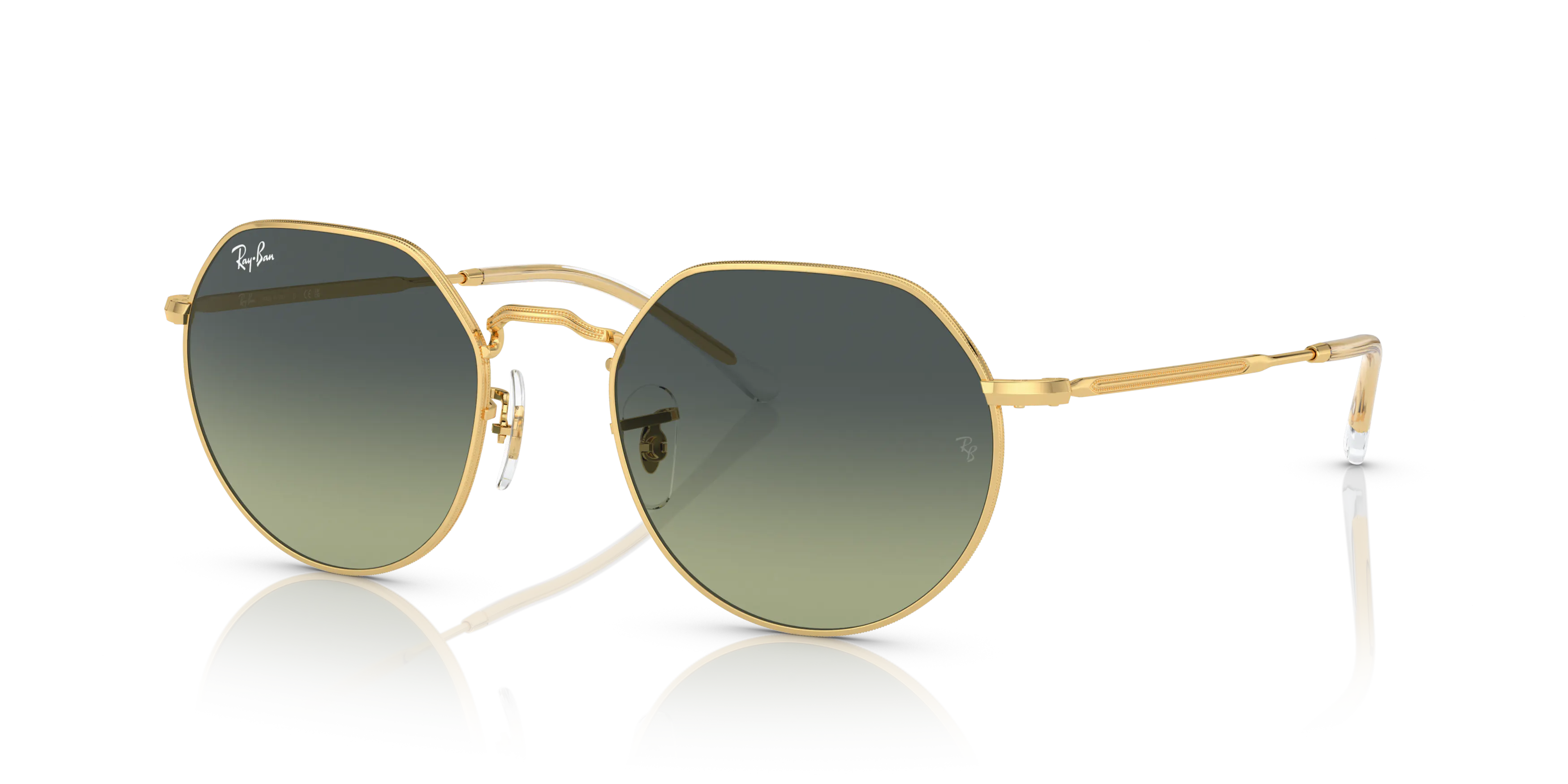 Angle_Left01, Ray-Ban Jack 0RB3565 001/BH Sonnenbrille