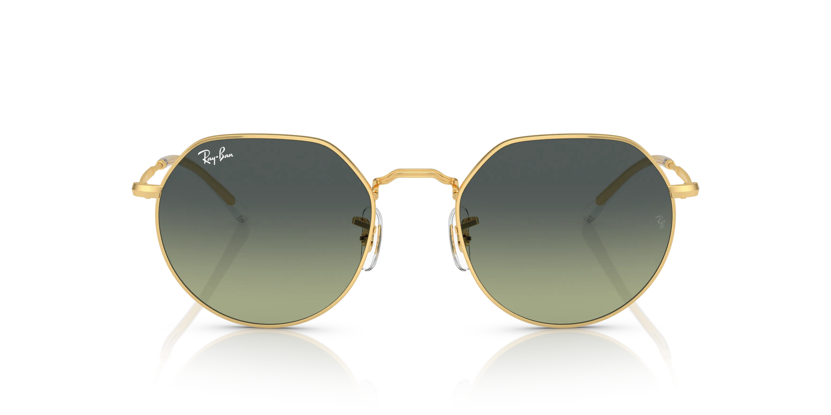 Front, Ray-Ban Jack 0RB3565 001/BH Sonnenbrille
