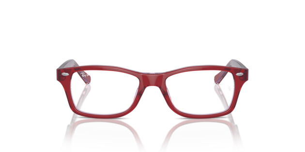 Front Ray-Ban 0RY1531 3960 Brille Rot, Orange