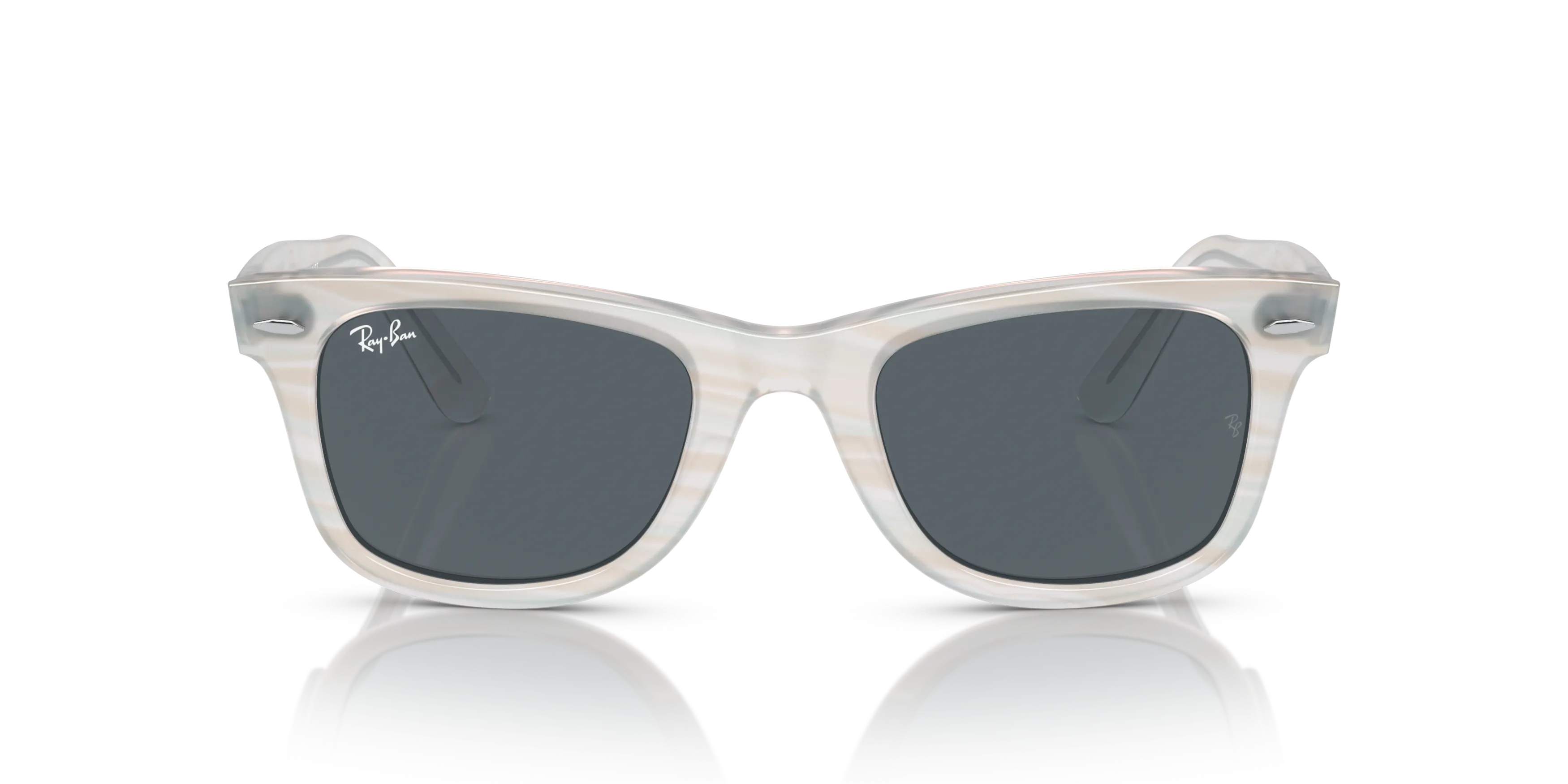 Front, Ray-Ban Change Original Wayfarer 0RB2140 1407R5 Light Blue Sonnenbrille