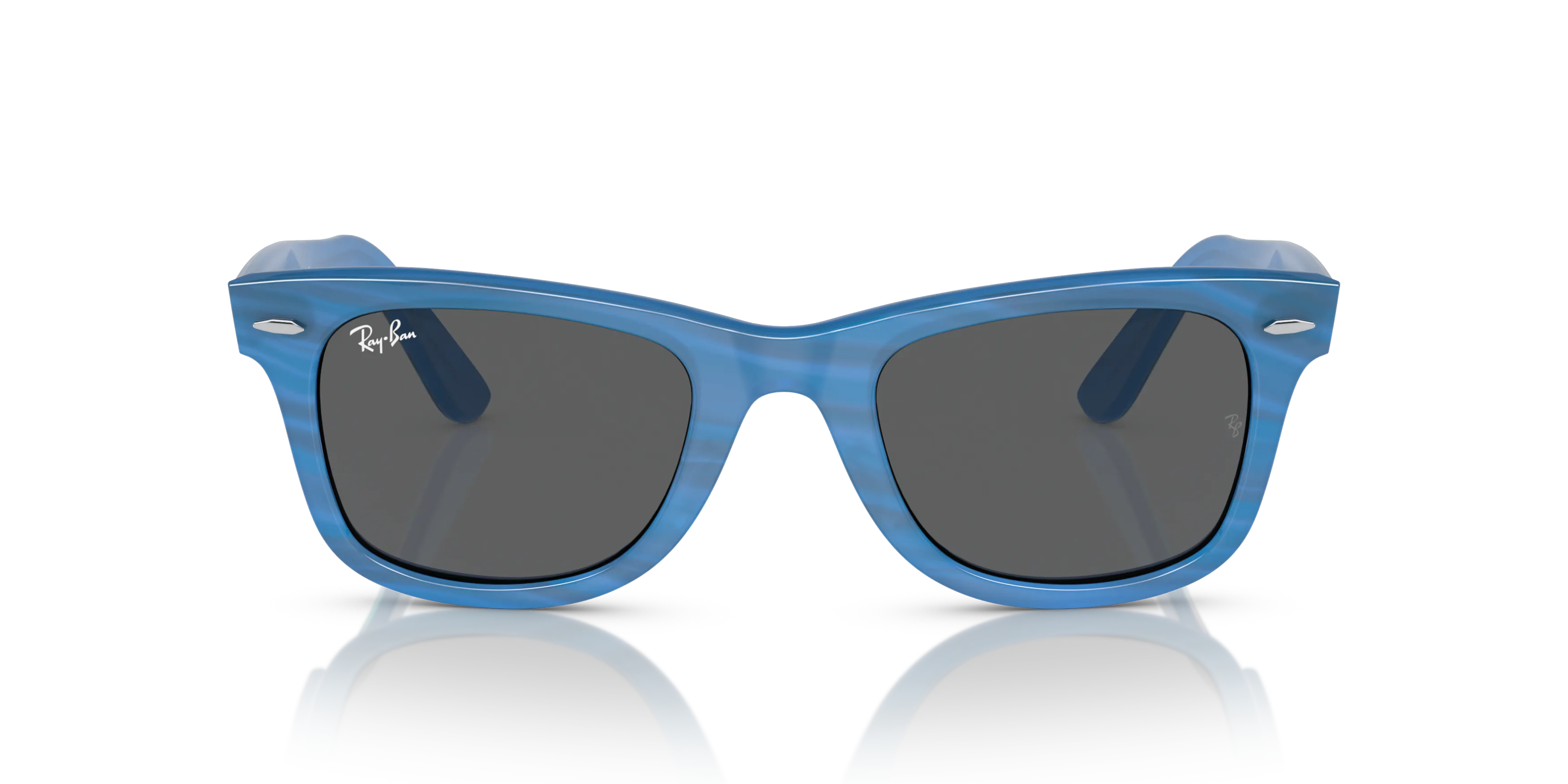 Front, Ray-Ban Change Original Wayfarer 0RB2140 1409B1 Blue Sonnenbrille
