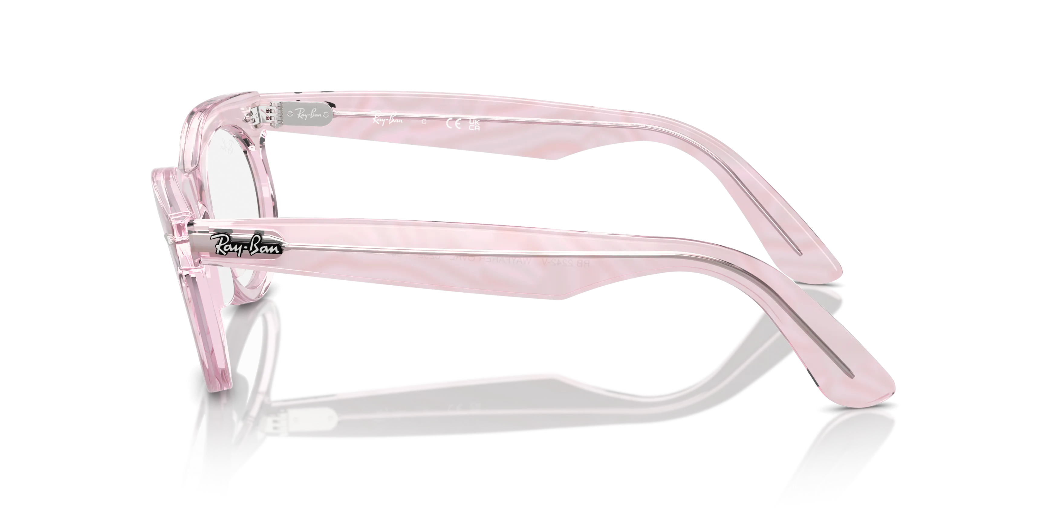 Angle_Left02, Ray-Ban Change Wayfarer Oval Optics 0RX2242V 8292 Purple Brille