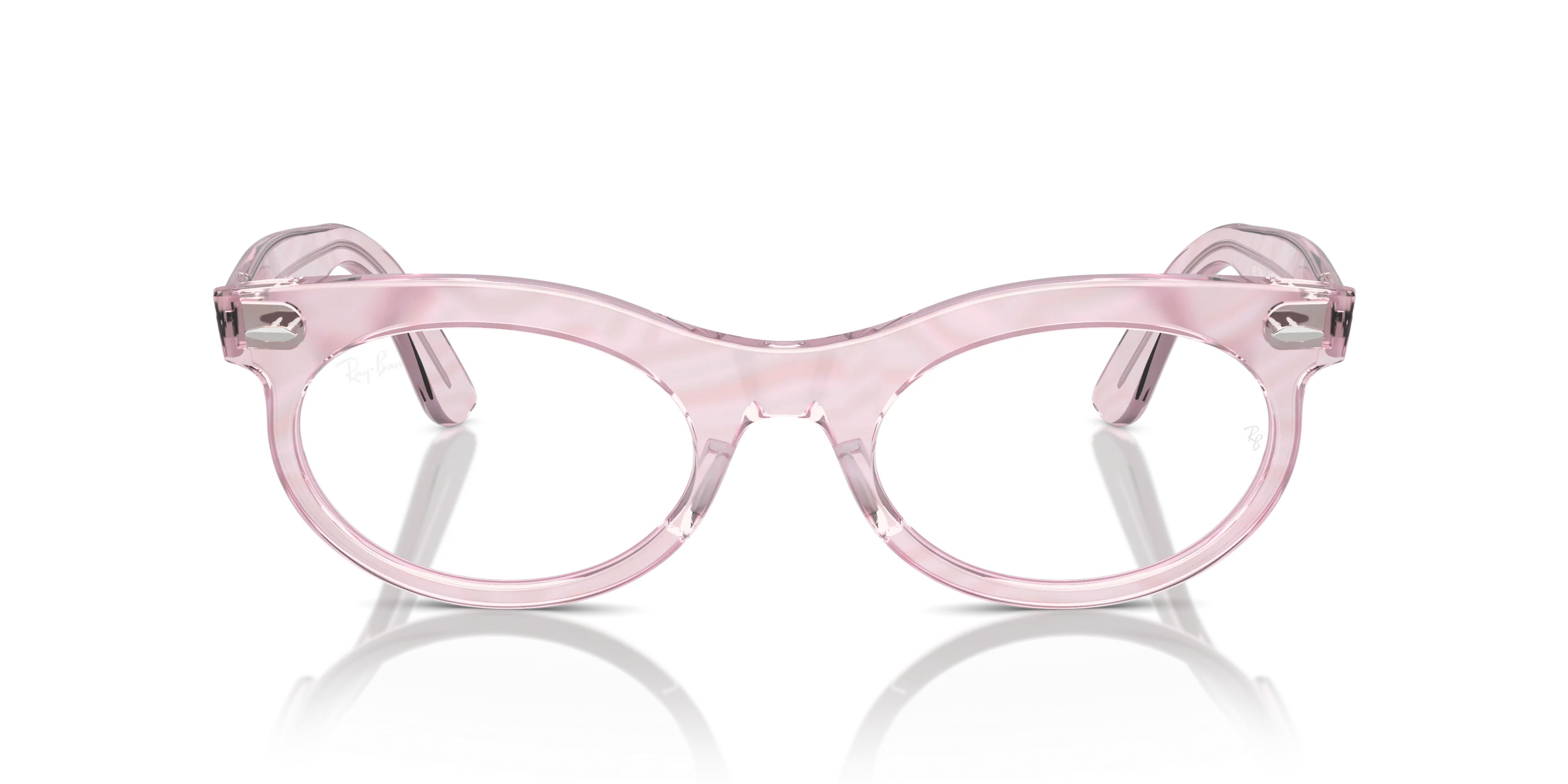 Front, Ray-Ban Change Wayfarer Oval Optics 0RX2242V 8292 Purple Brille