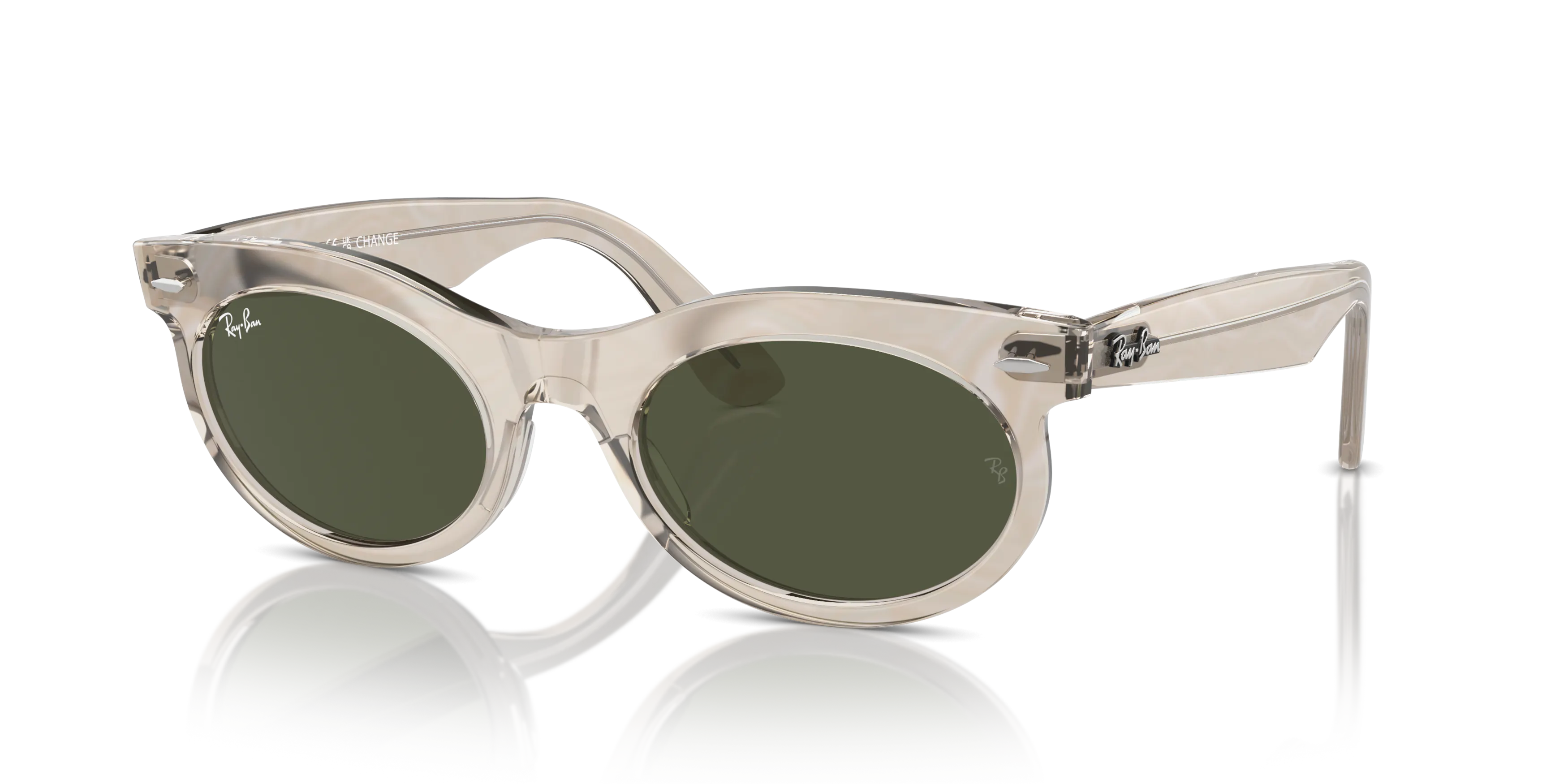 Angle_Left01, Ray-Ban Change Wayfarer Oval 0RB2242 138331 Grey Sonnenbrille