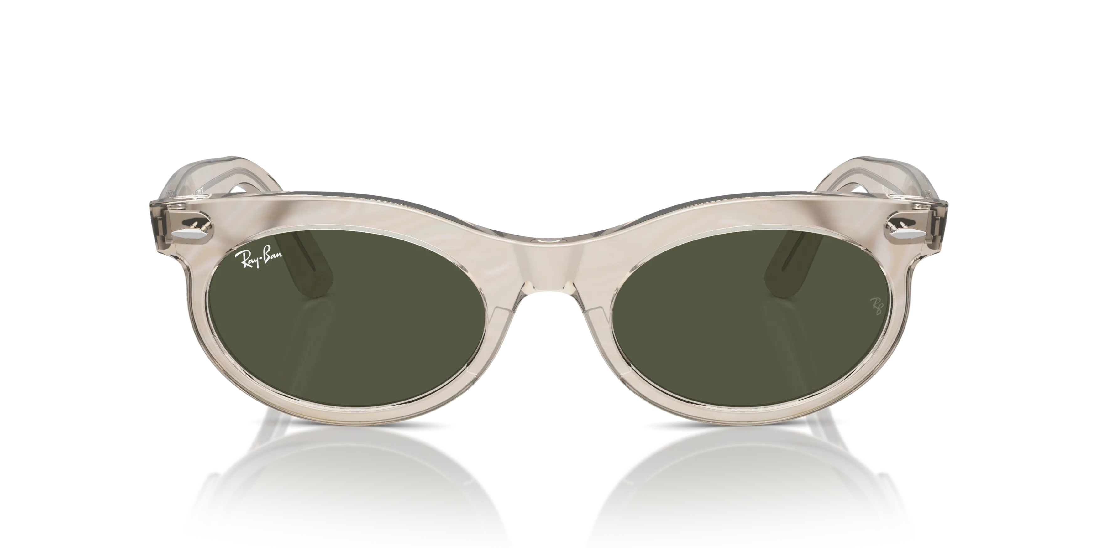 Front, Ray-Ban Change Wayfarer Oval 0RB2242 138331 Grey Sonnenbrille