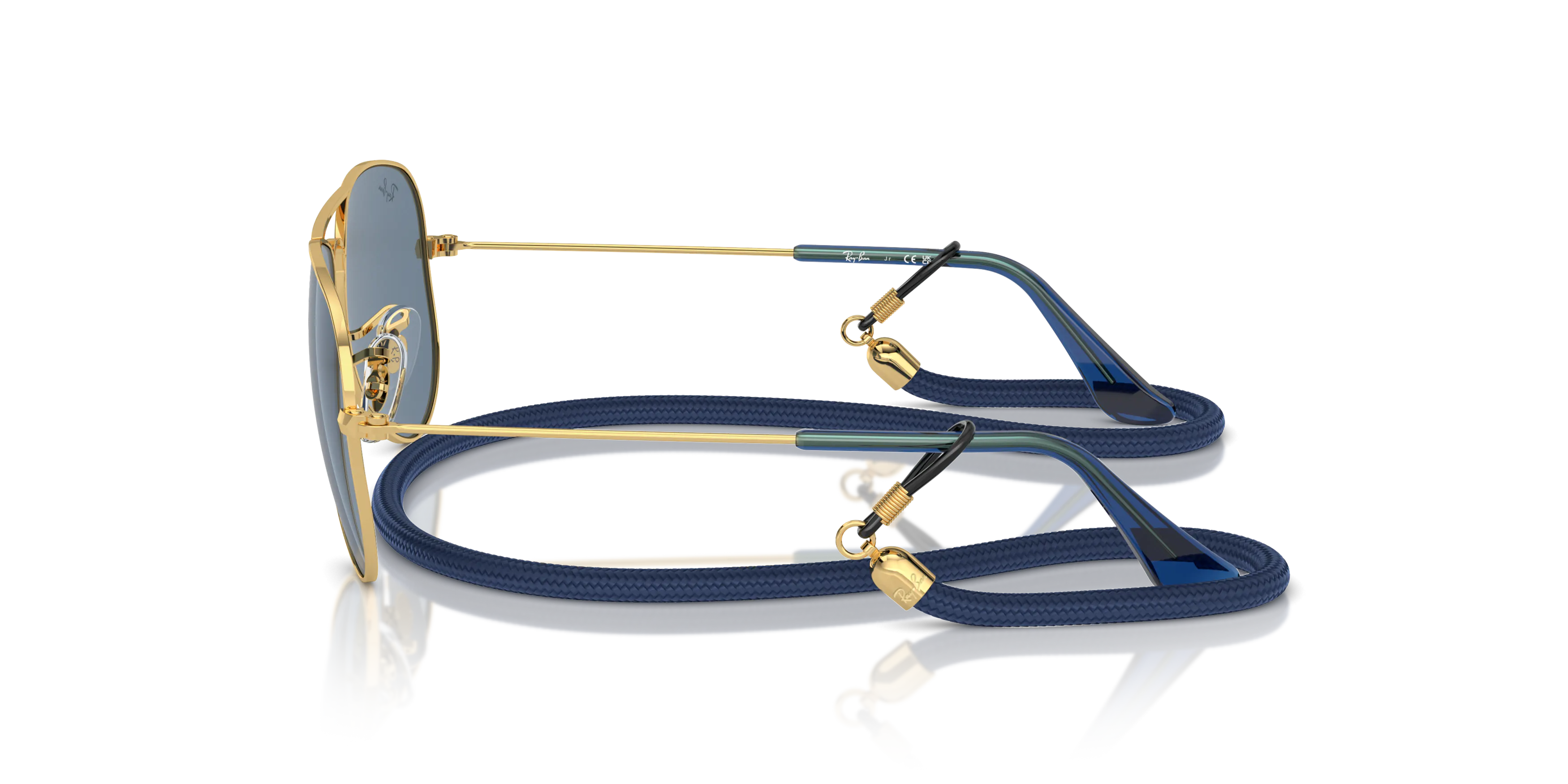 Angle_Left02, Ray-Ban Aviator Kids 0RJ9506S 223/1U Sonnenbrille