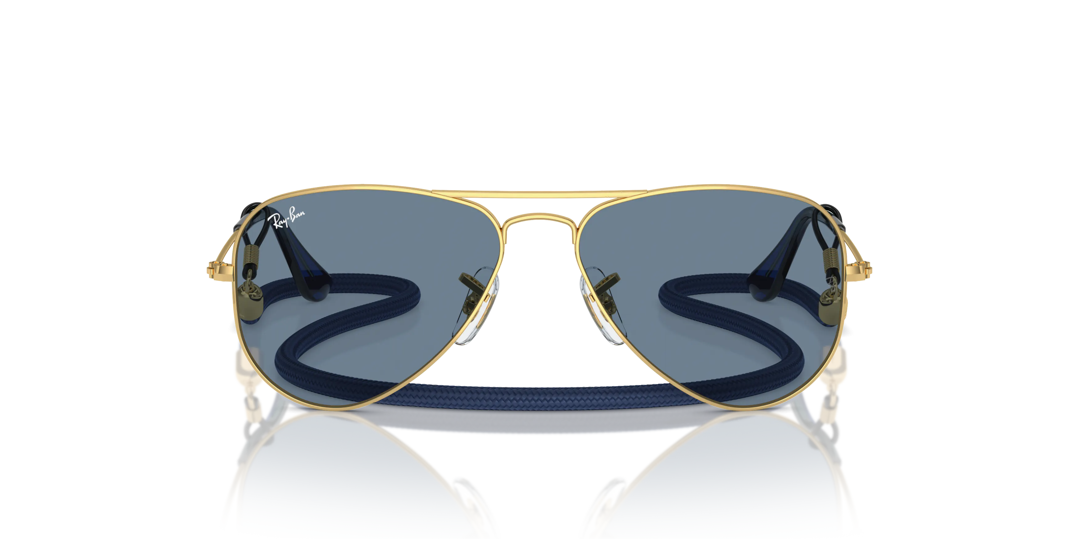 Front, Ray-Ban Aviator Kids 0RJ9506S 223/1U Sonnenbrille