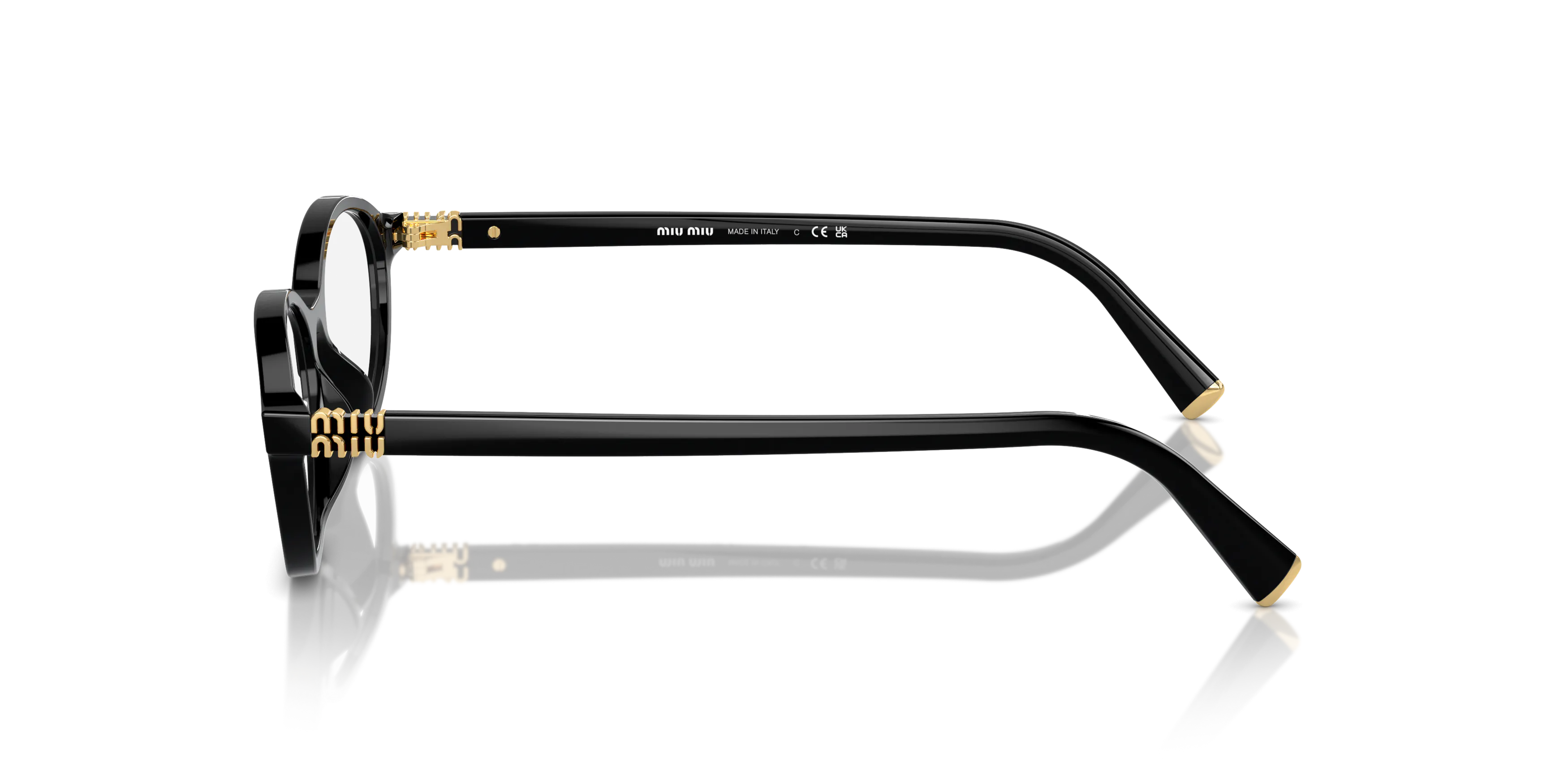 Angle_Left02, Miu Miu MU 09XV 0MU 09XV 16K1O1 Brille