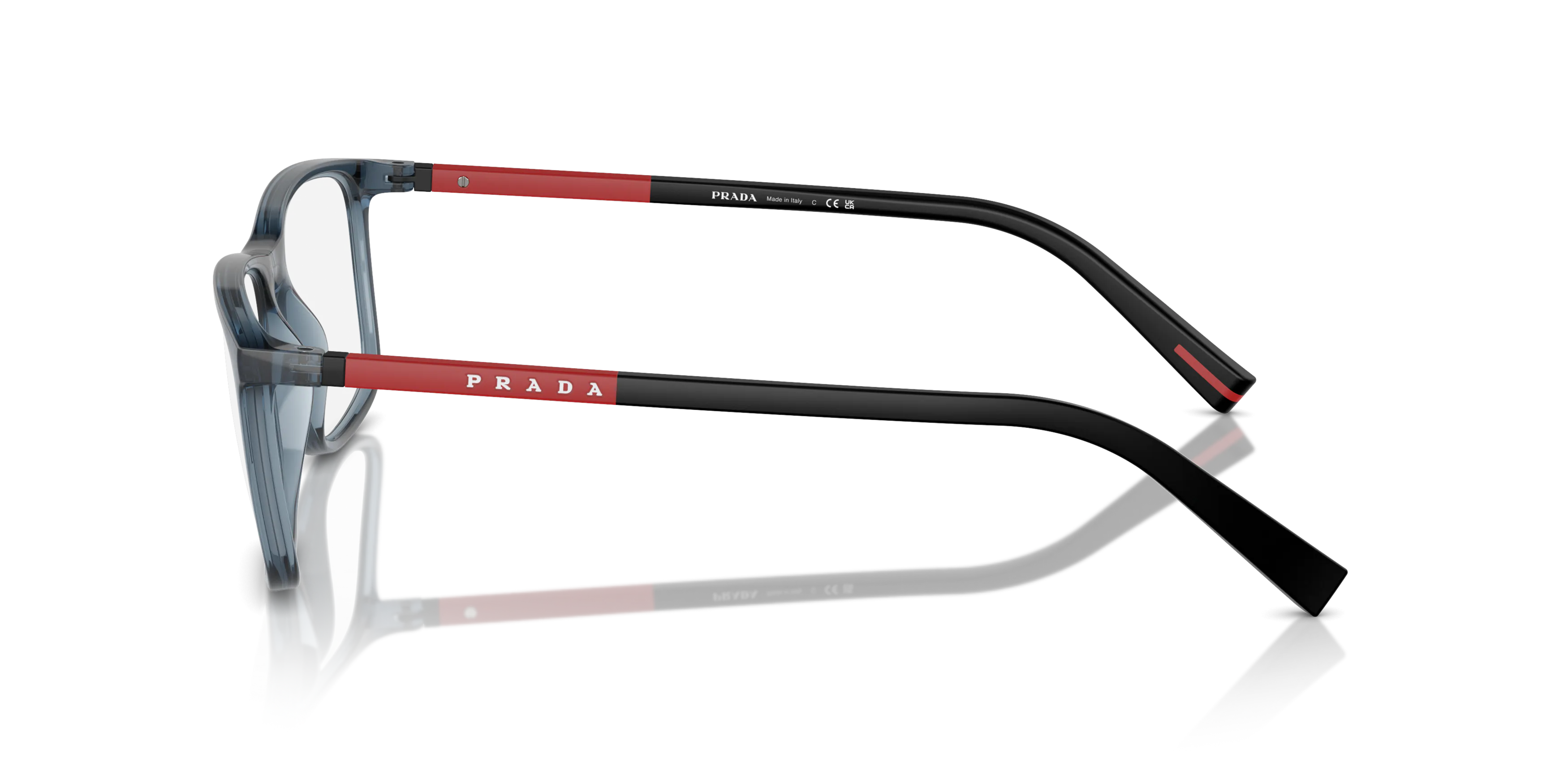 Angle_Left02, Prada Linea Rossa PS 03QV 0PS 03QV CZH1O1 Brille