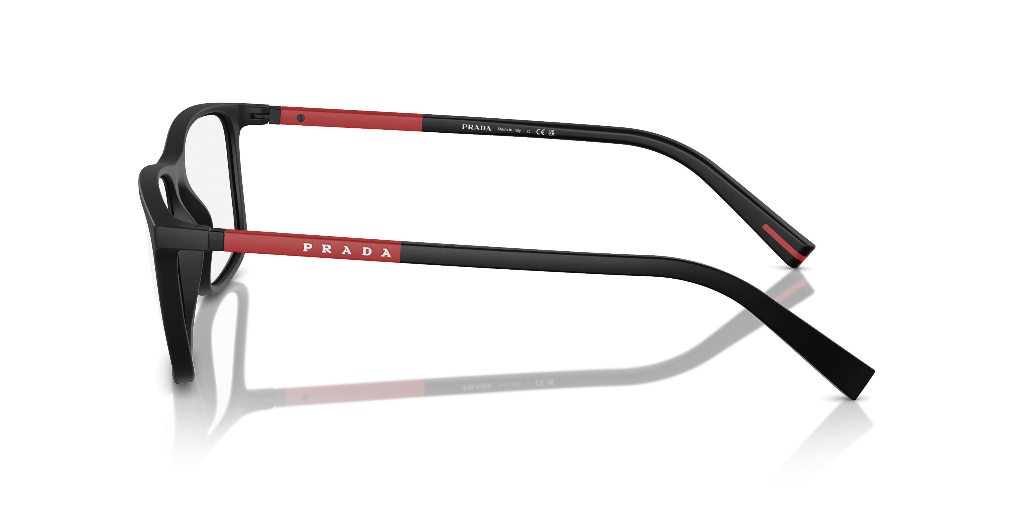 Angle_Left02, Prada Linea Rossa PS 03QV 0PS 03QV DG01O1 Brille