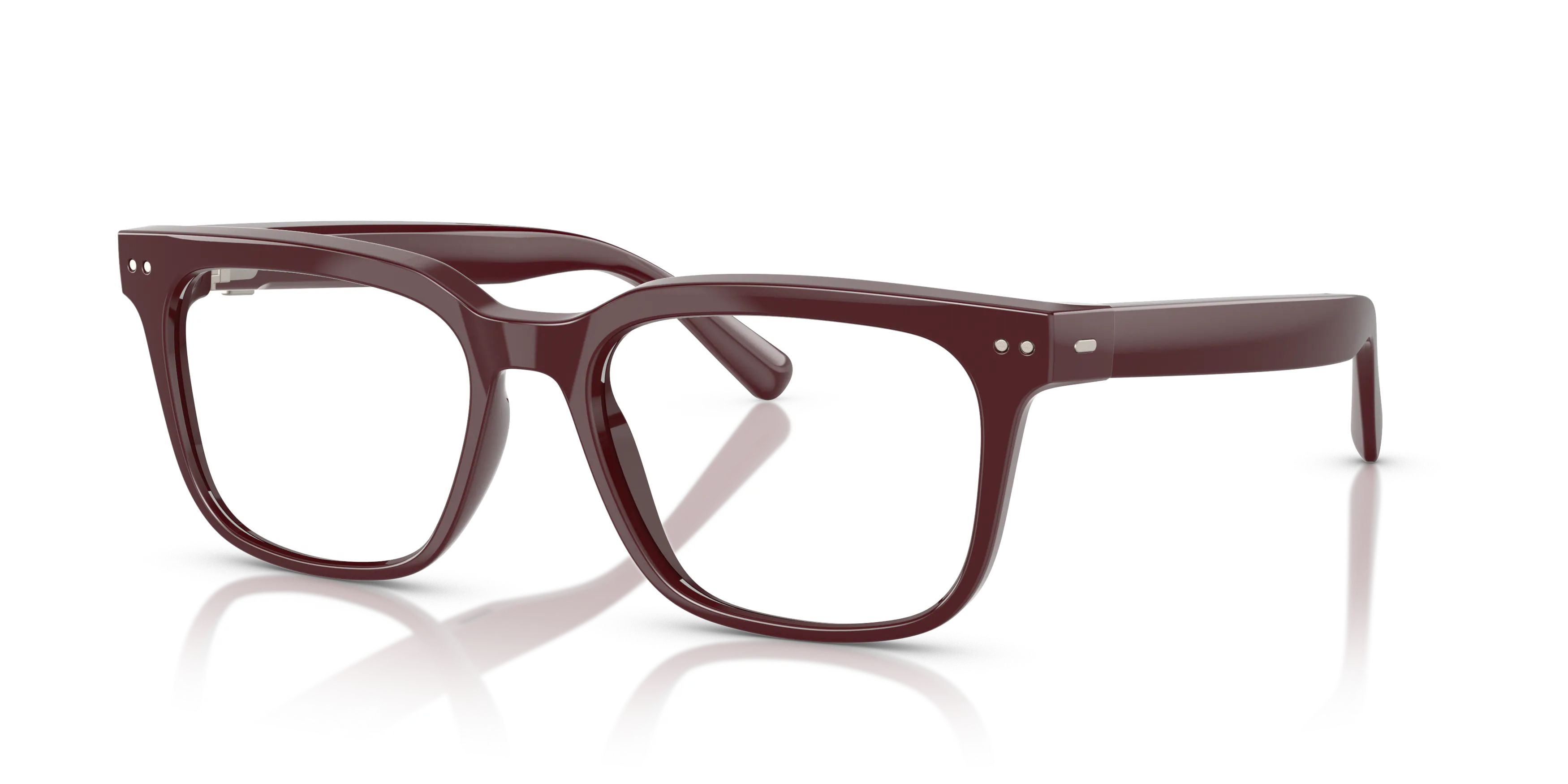 Angle_Left01, Nuance Audio Hörbrille SQUARE 54 0AW5001 03 Burgunder glänzend Hörbrille