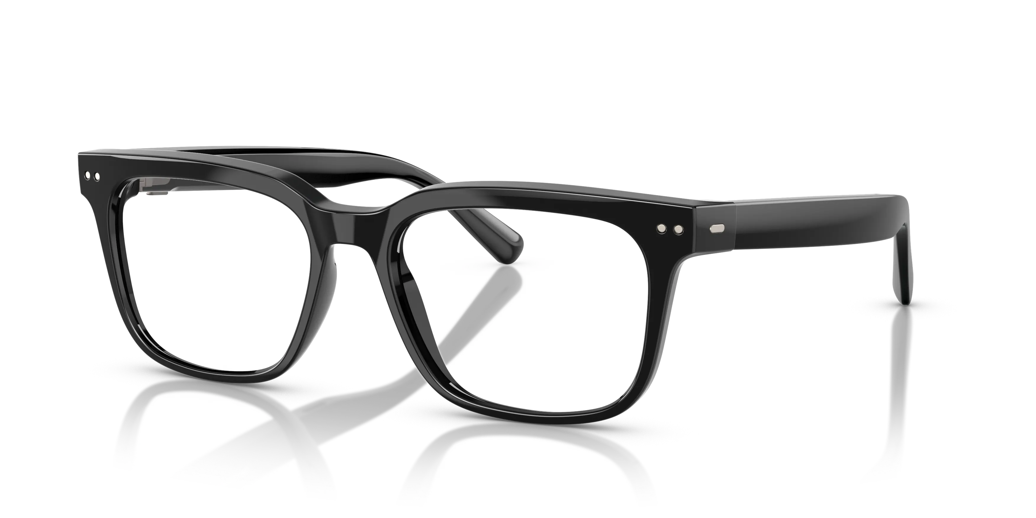 Angle_Left01, Nuance Audio Hörbrille SQUARE 54 0AW5001 06 Schwarz glänzend Hörbrille