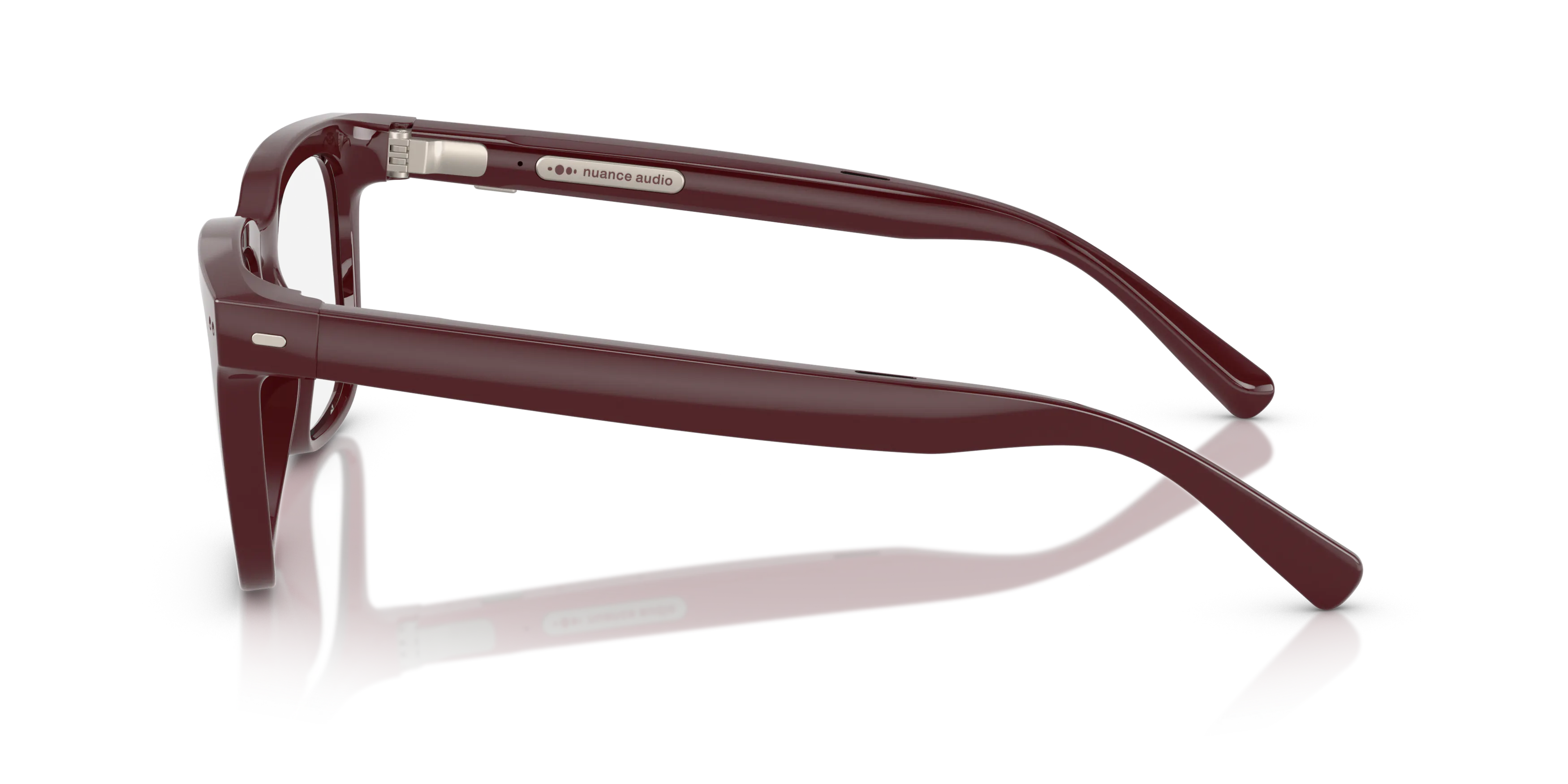 Angle_Left02, Nuance Audio Hörbrille SQUARE 56 0AW5004 03 Burgunder glänzend Hörbrille