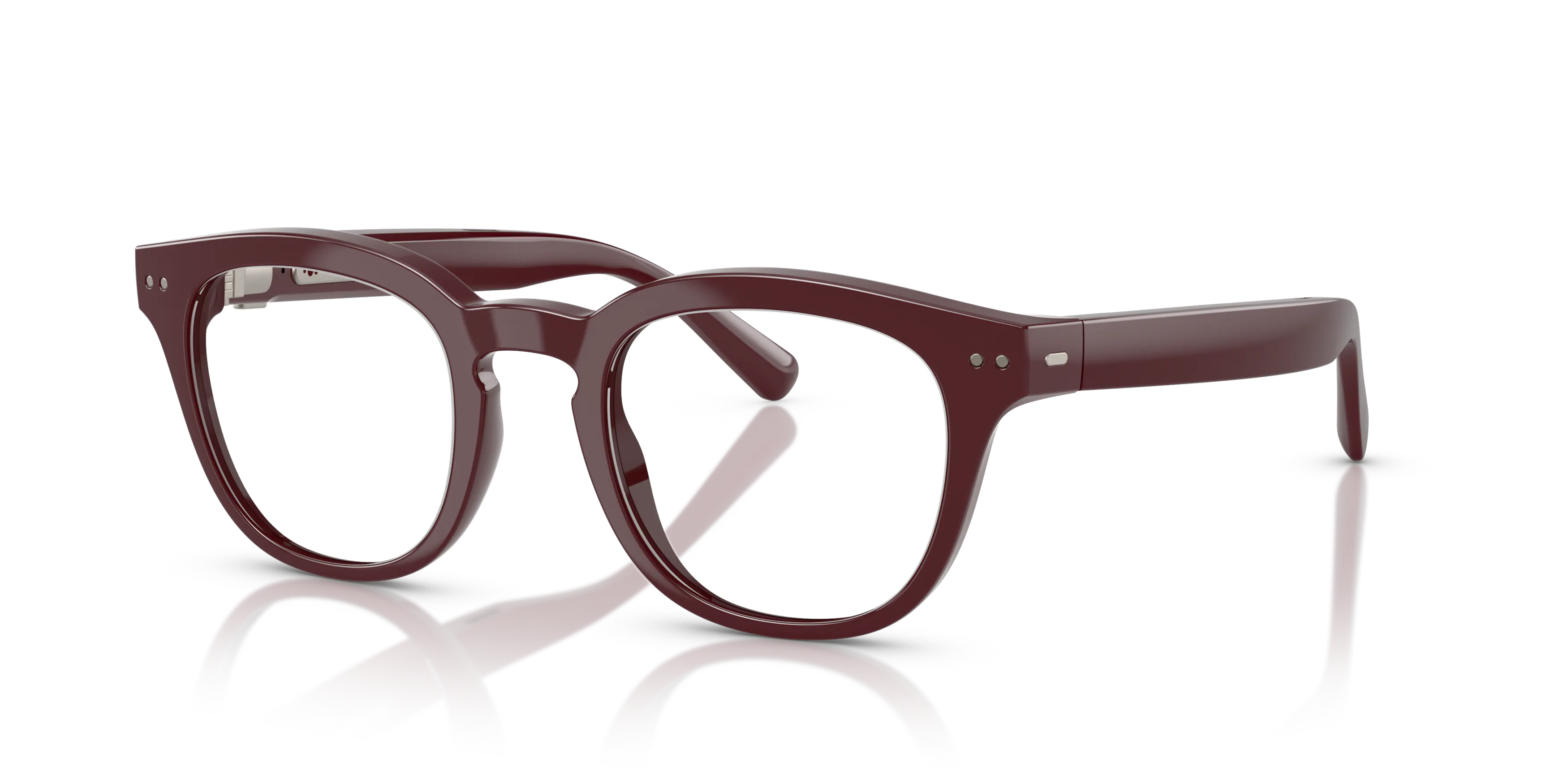 Angle_Left01, Nuance Audio Hörbrille PANTHOS 48 0AW5002 03 Burgunder glänzend Hörbrille