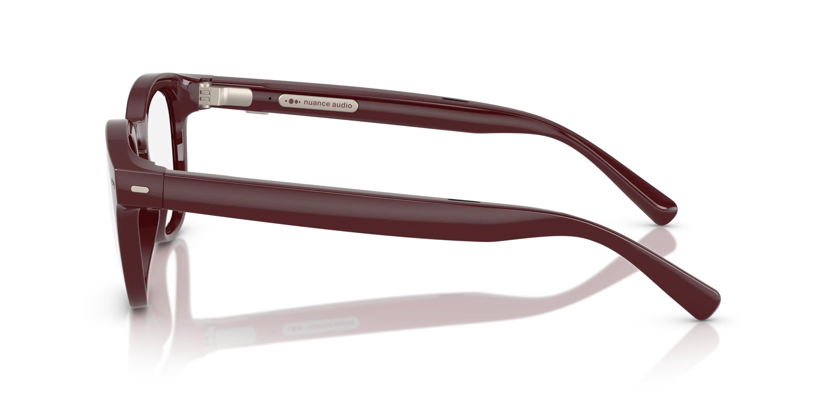 Angle_Left02, Nuance Audio Hörbrille PANTHOS 48 0AW5002 03 Burgunder glänzend Hörbrille
