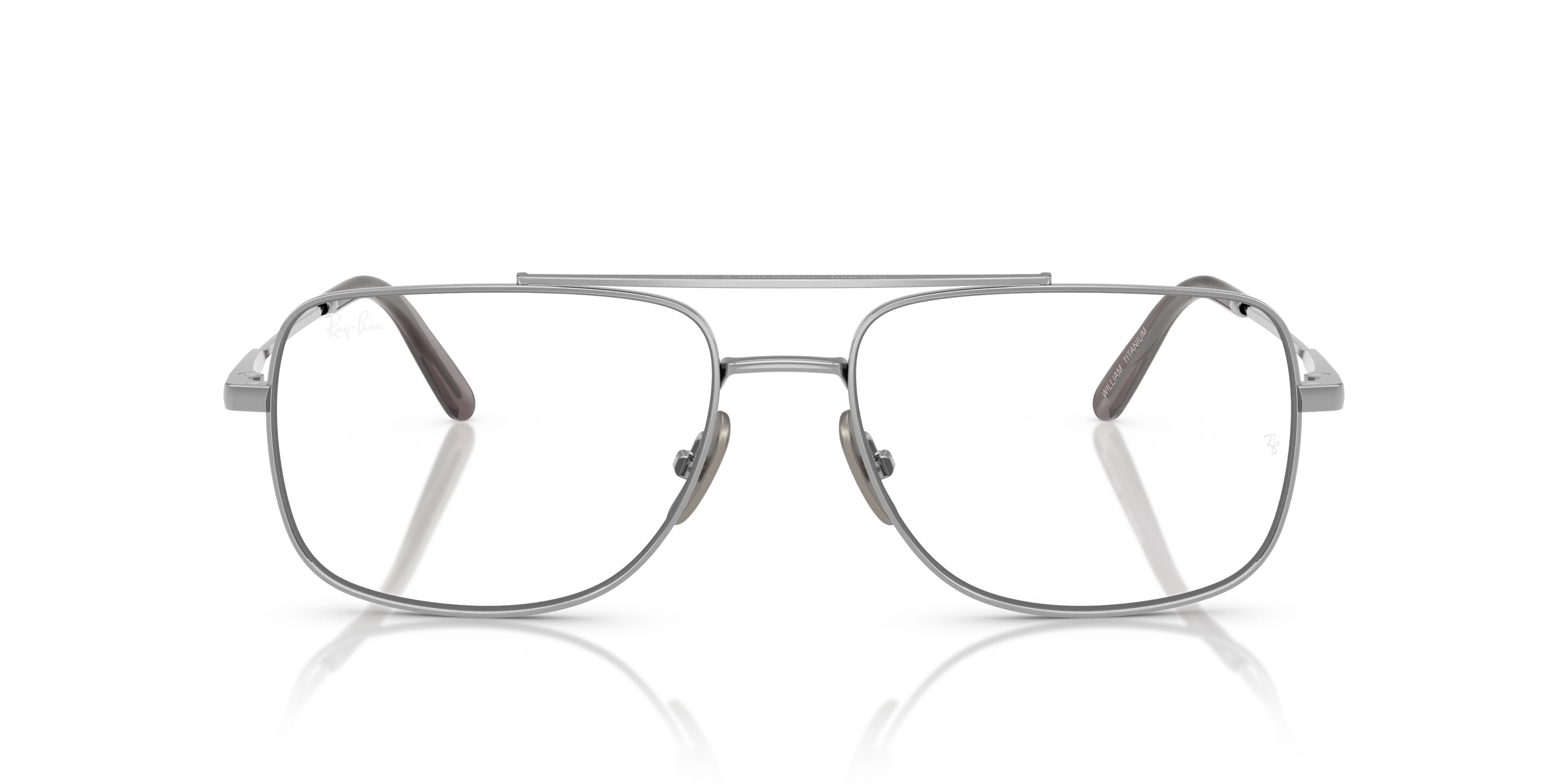 Front, Ray-Ban William Titanium Optics 0RX8797 1002 Brille