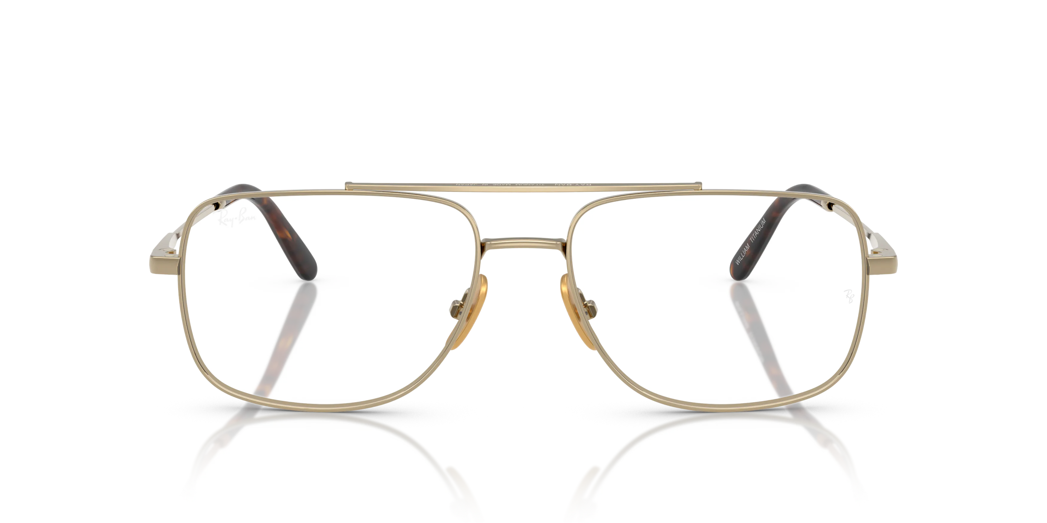 Front, Ray-Ban William Titanium Optics 0RX8797 1246 Brille