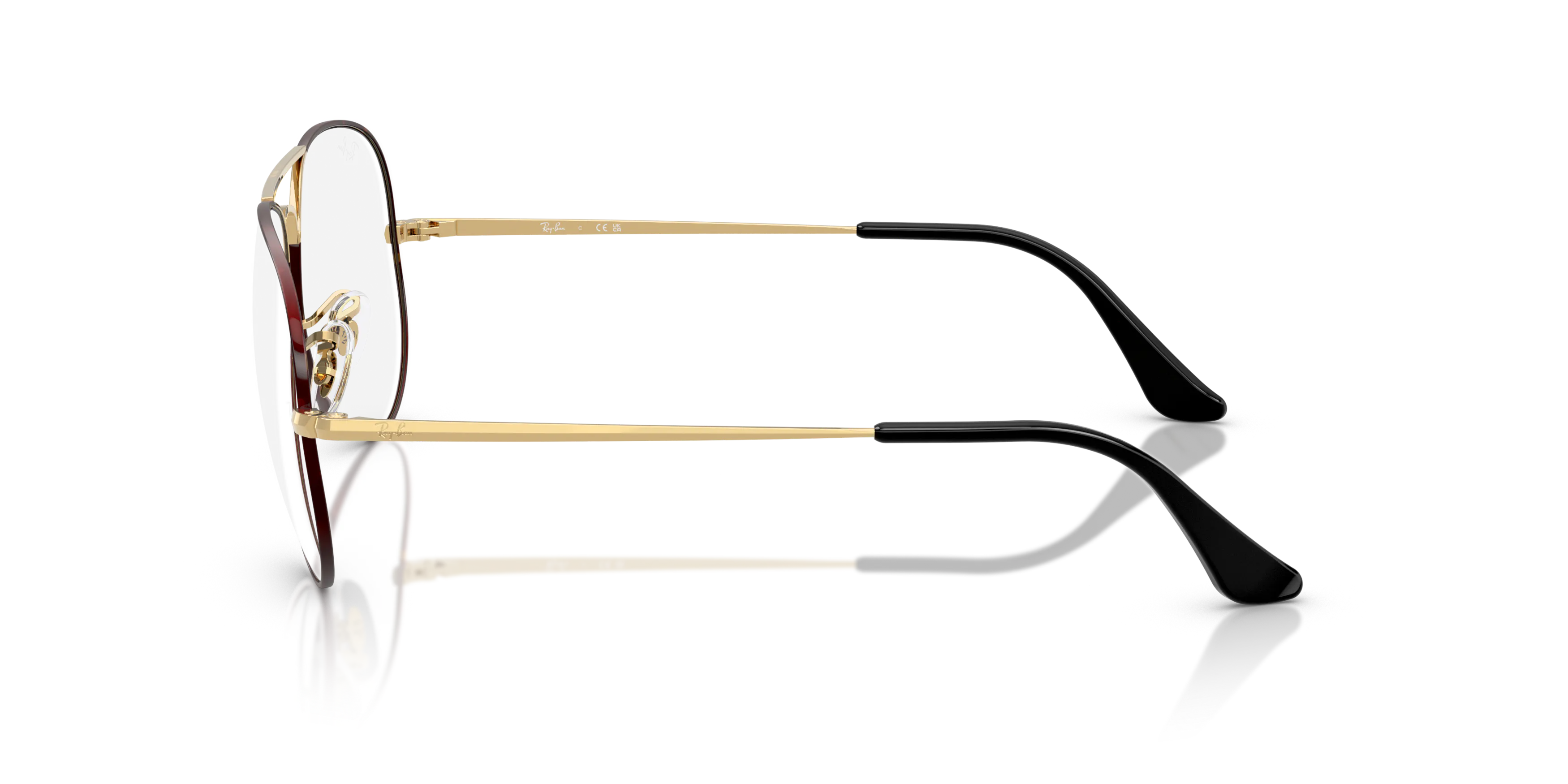 Angle_Left02, Ray-Ban Aviator Optics 0RX6489 3175 Brille