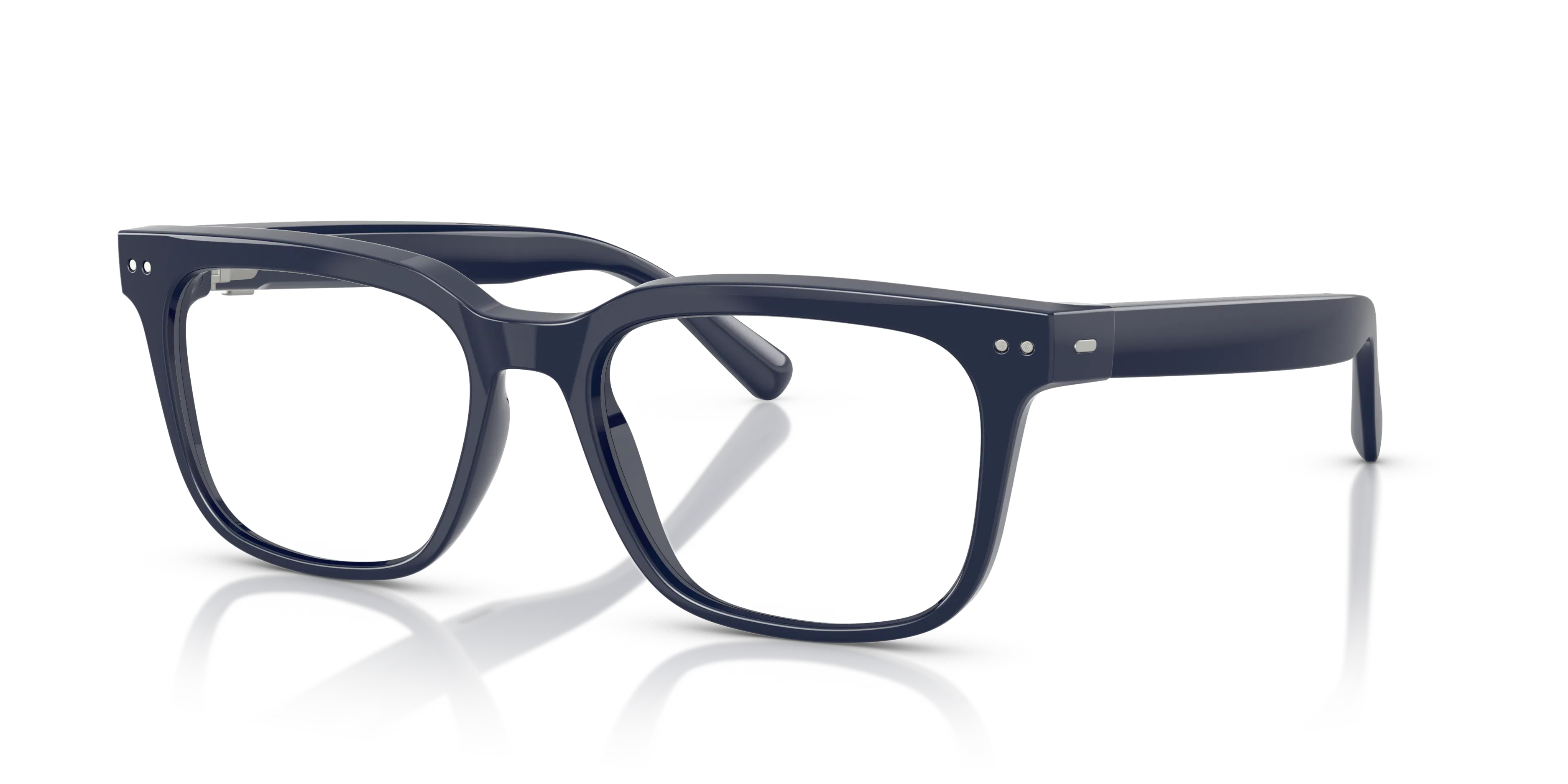 Angle_Left01, Nuance Audio Hörbrille SQUARE 54 0AW5001 09 Blau glänzend Hörbrille