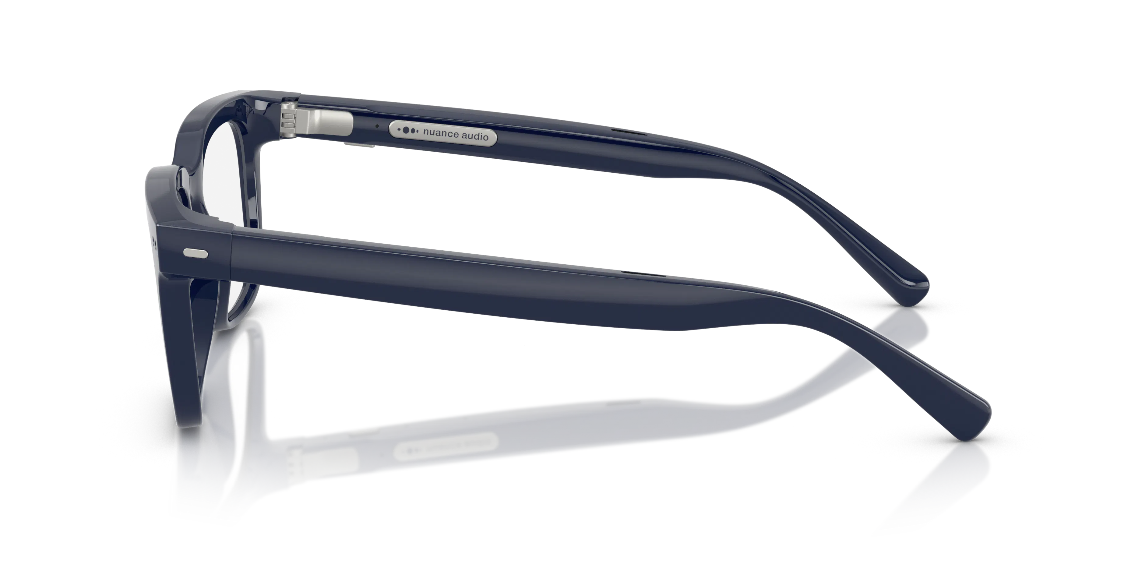 Angle_Left02, Nuance Audio Hörbrille SQUARE 54 0AW5001 09 Blau glänzend Hörbrille