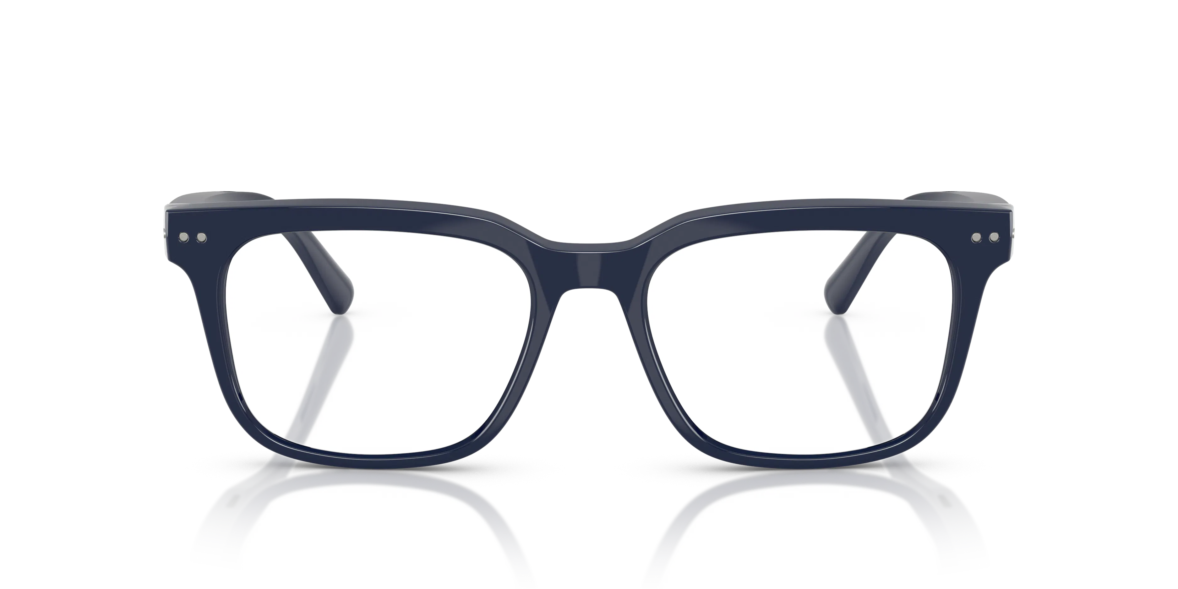 Front, Nuance Audio Hörbrille SQUARE 54 0AW5001 09 Blau glänzend Hörbrille