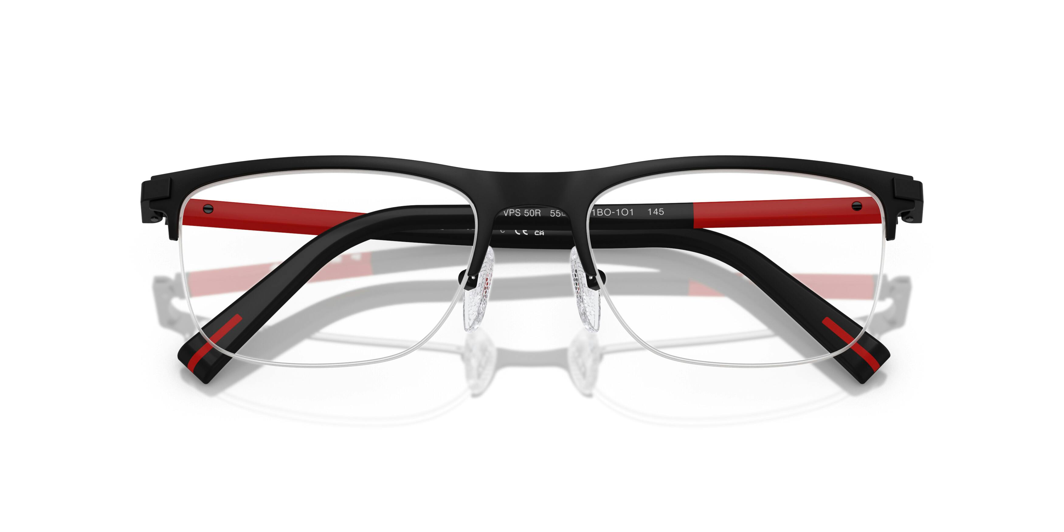 [products.image.on_model_female03] Prada Linea Rossa 0PS 50RV 1BO1O1 Brille