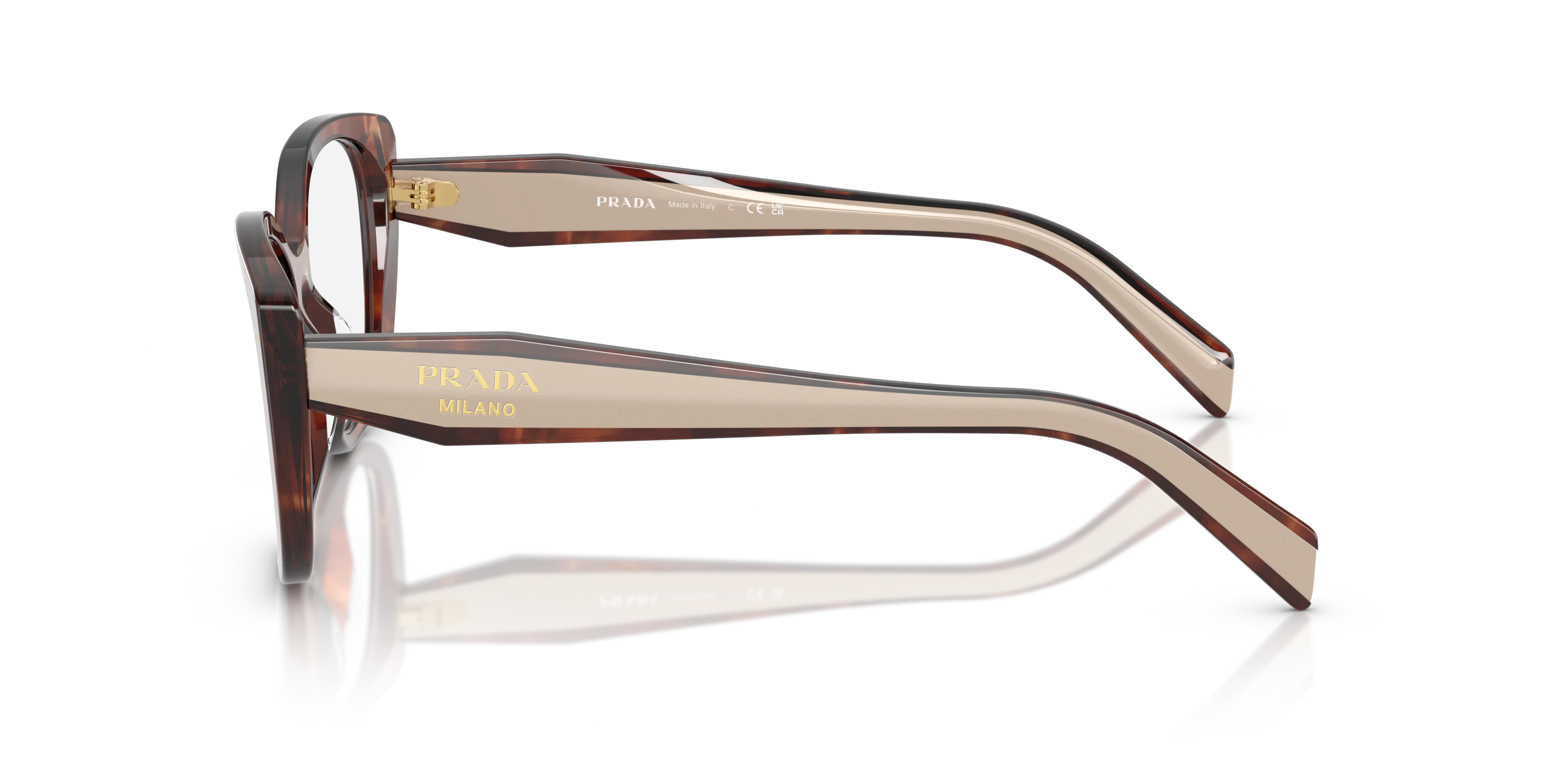 Angle_Left02, Prada PR B04V 0PR B04V 07R1O1 Brille