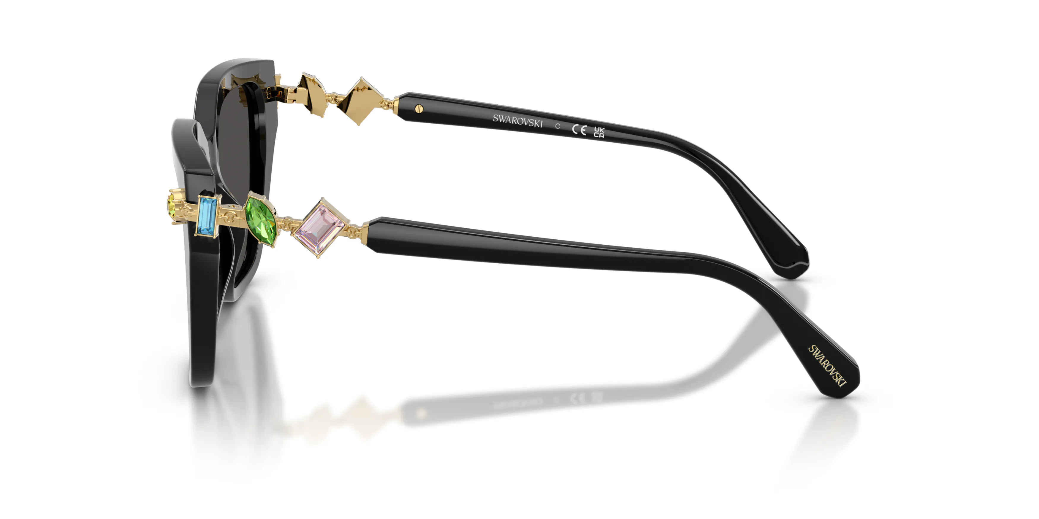 Angle_Left02, Swarovski SK6041 0SK6041 100187 Sonnenbrille