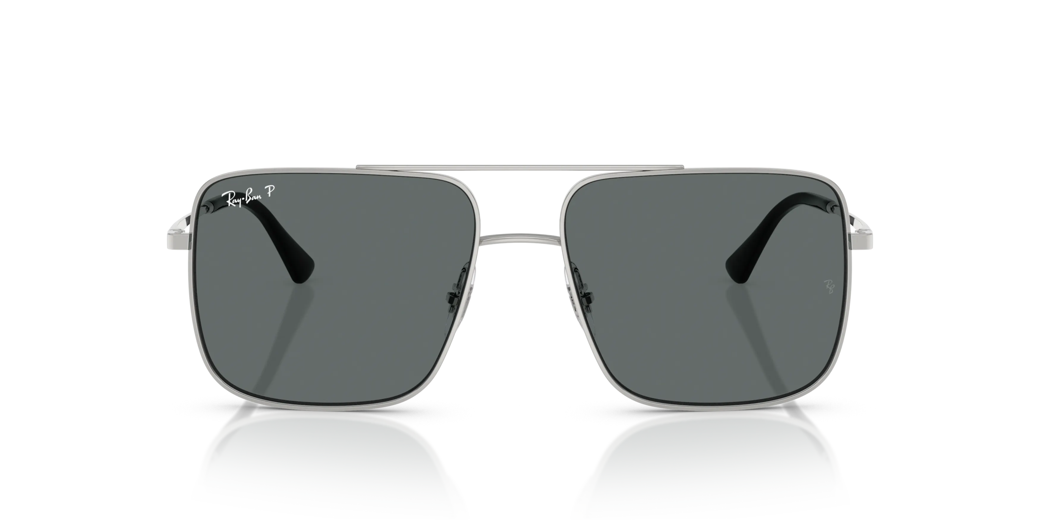 Front, Ray-Ban Ari Bio-Based 0RB3758 003/81 Sonnenbrille
