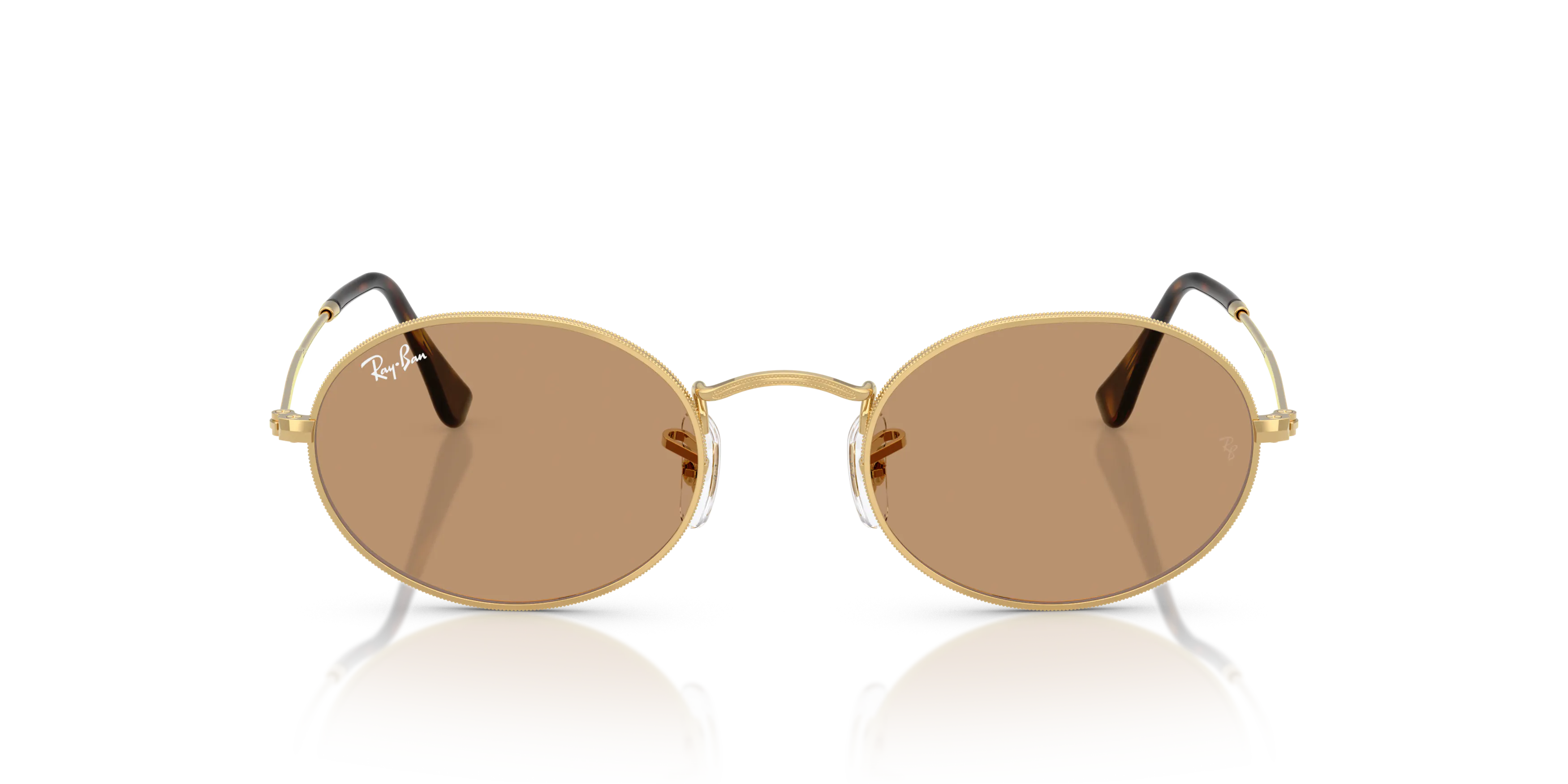 Front, Ray-Ban Oval Metal Summer Capsule 0RB3547 001/53 Sonnenbrille