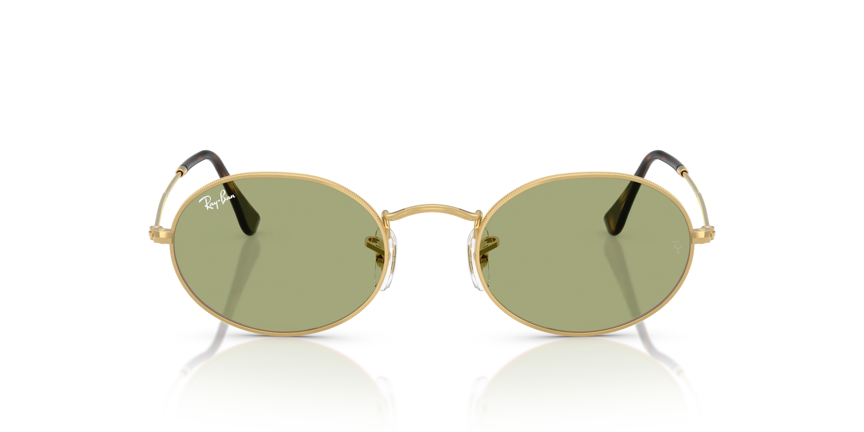Front, Ray-Ban Oval Metal Summer Capsule 0RB3547 001/4E Sonnenbrille