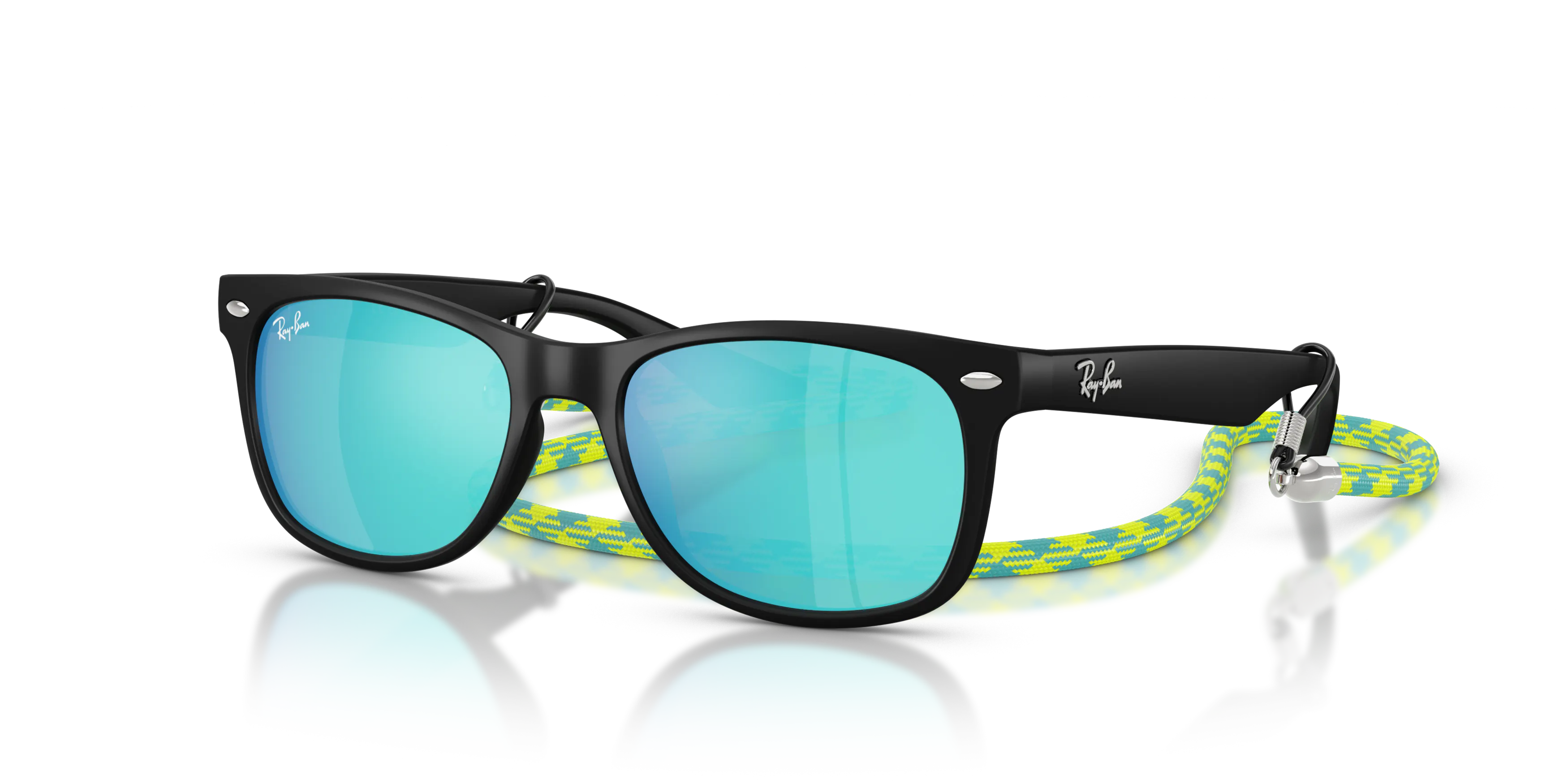 Angle_Left01, Ray-Ban JUNIOR NEW WAYFARER 0RJ9052S 702855 Sonnenbrille