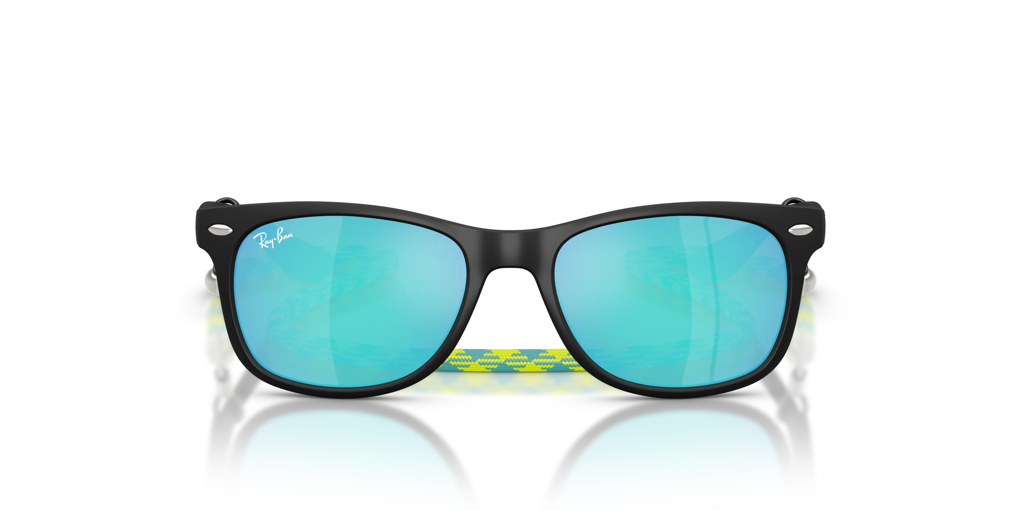 Front, Ray-Ban JUNIOR NEW WAYFARER 0RJ9052S 702855 Sonnenbrille