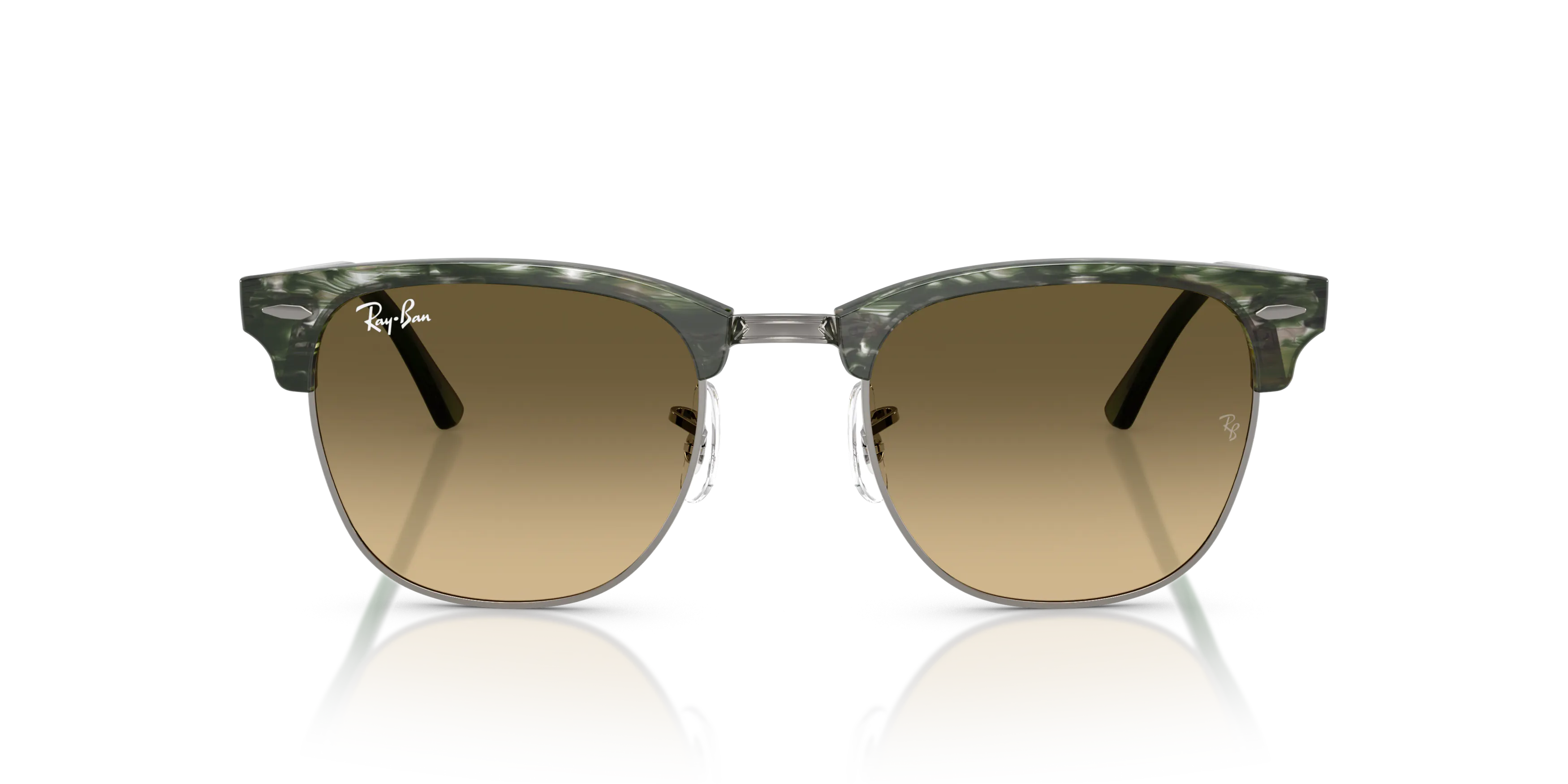 Front, Ray-Ban CLUBMASTER 0RB3016 68200A Sonnenbrille