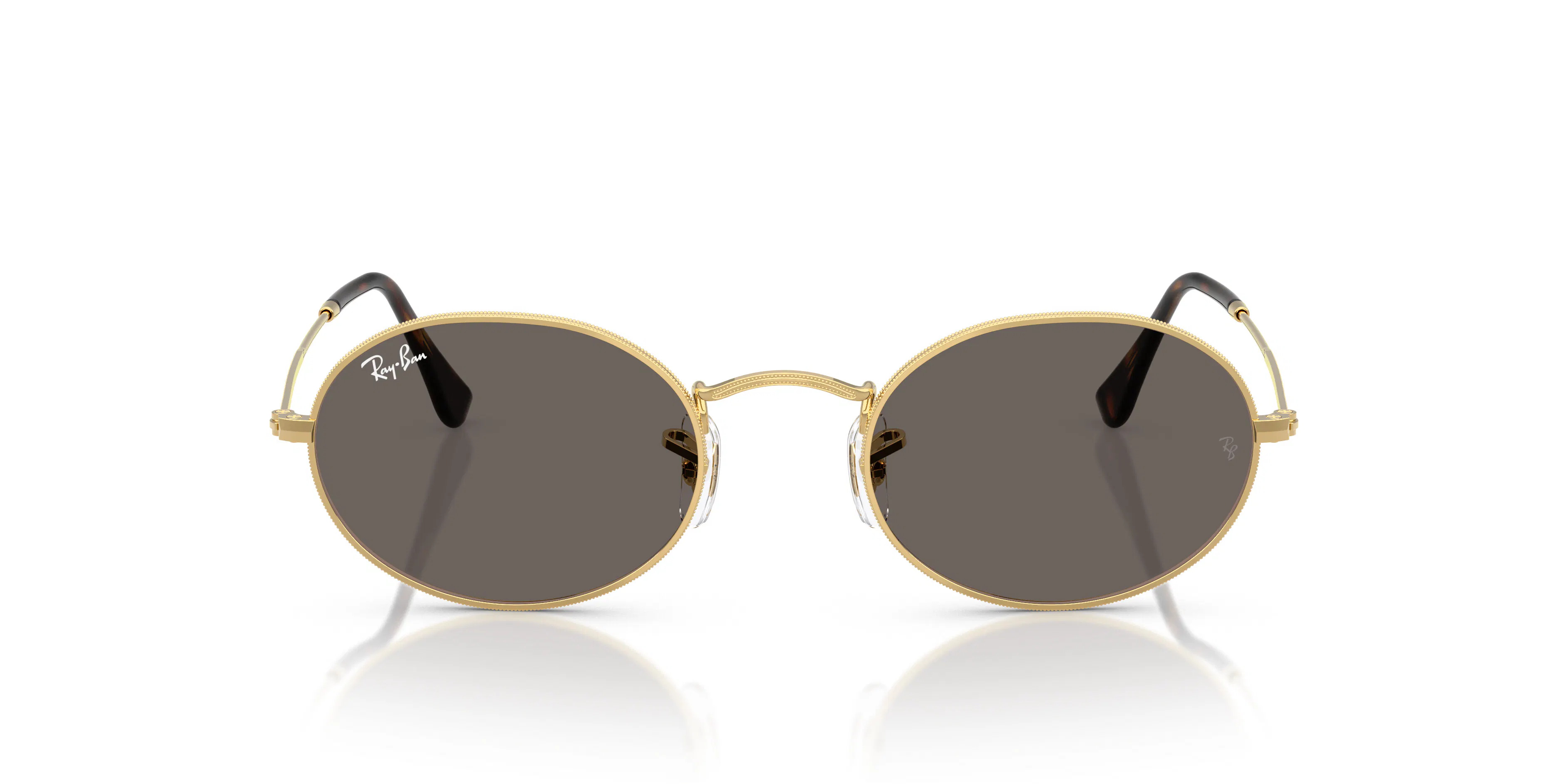 Front, Ray-Ban OVAL 0RB3547N 001/B1 Sonnenbrille