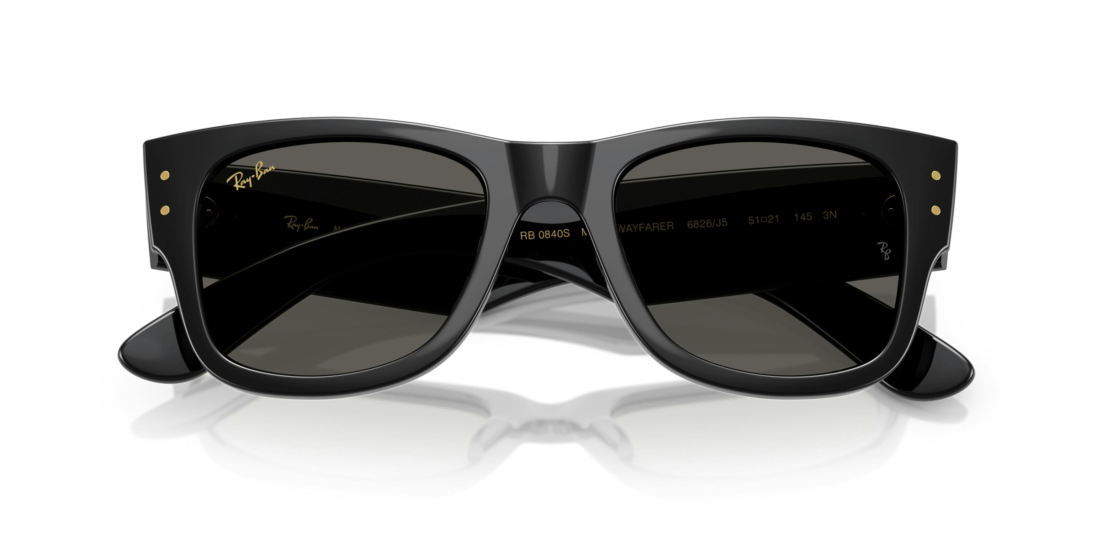 On_Model_Female03, Ray-Ban MEGA WAYFARER 0RB0840S 6826J5 Sonnenbrille