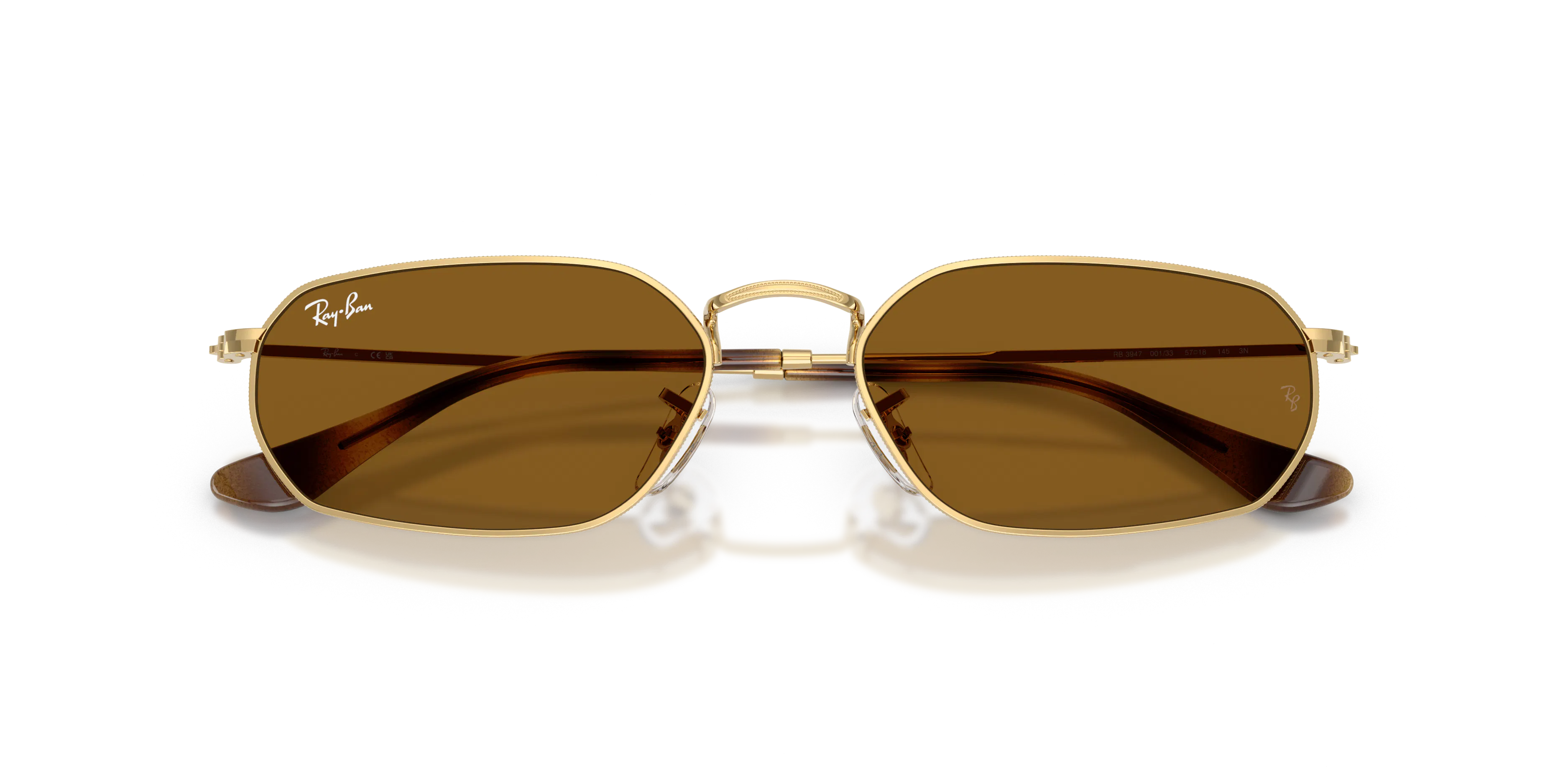 Folded, Ray-Ban RB3947 0RB3947 001/33 Sonnenbrille