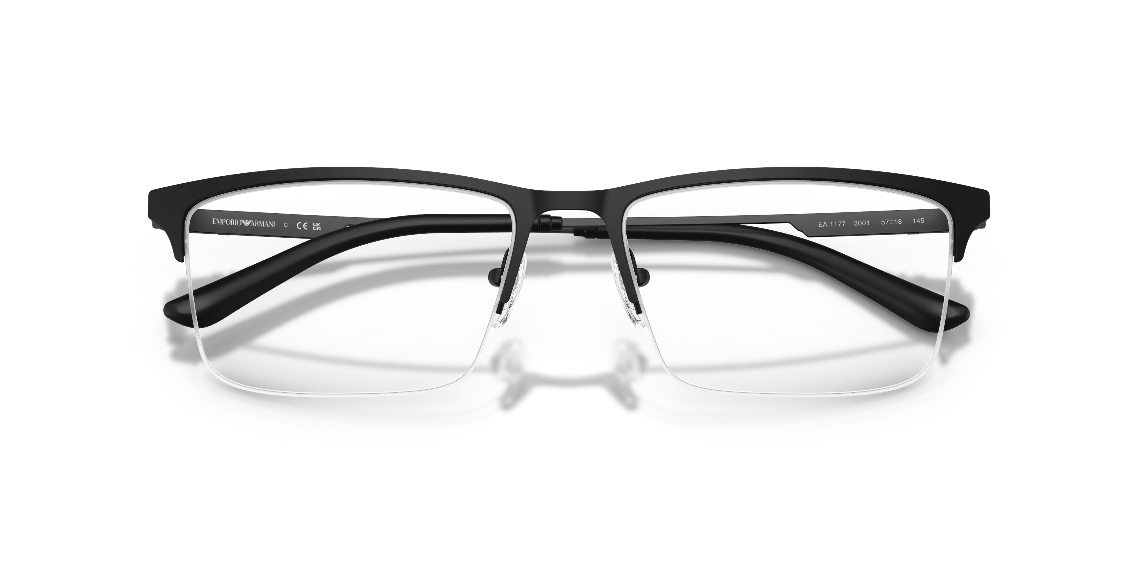 Folded, Emporio Armani EA1177 0EA1177 3001 Brille