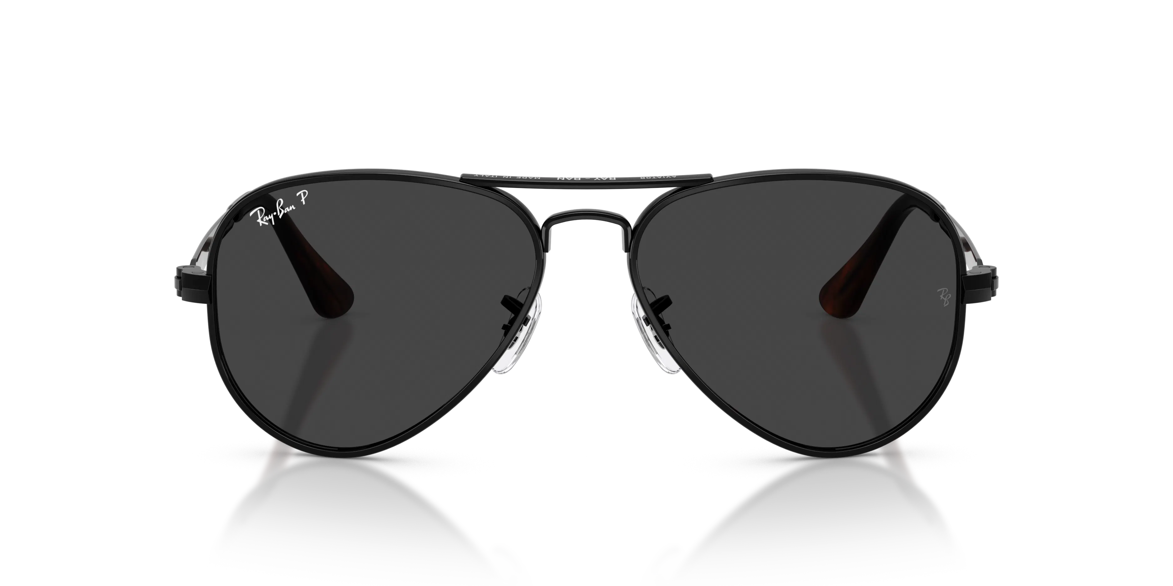 Front, Ray-Ban Aviator Max 0RB3925 002/48 Sonnenbrille