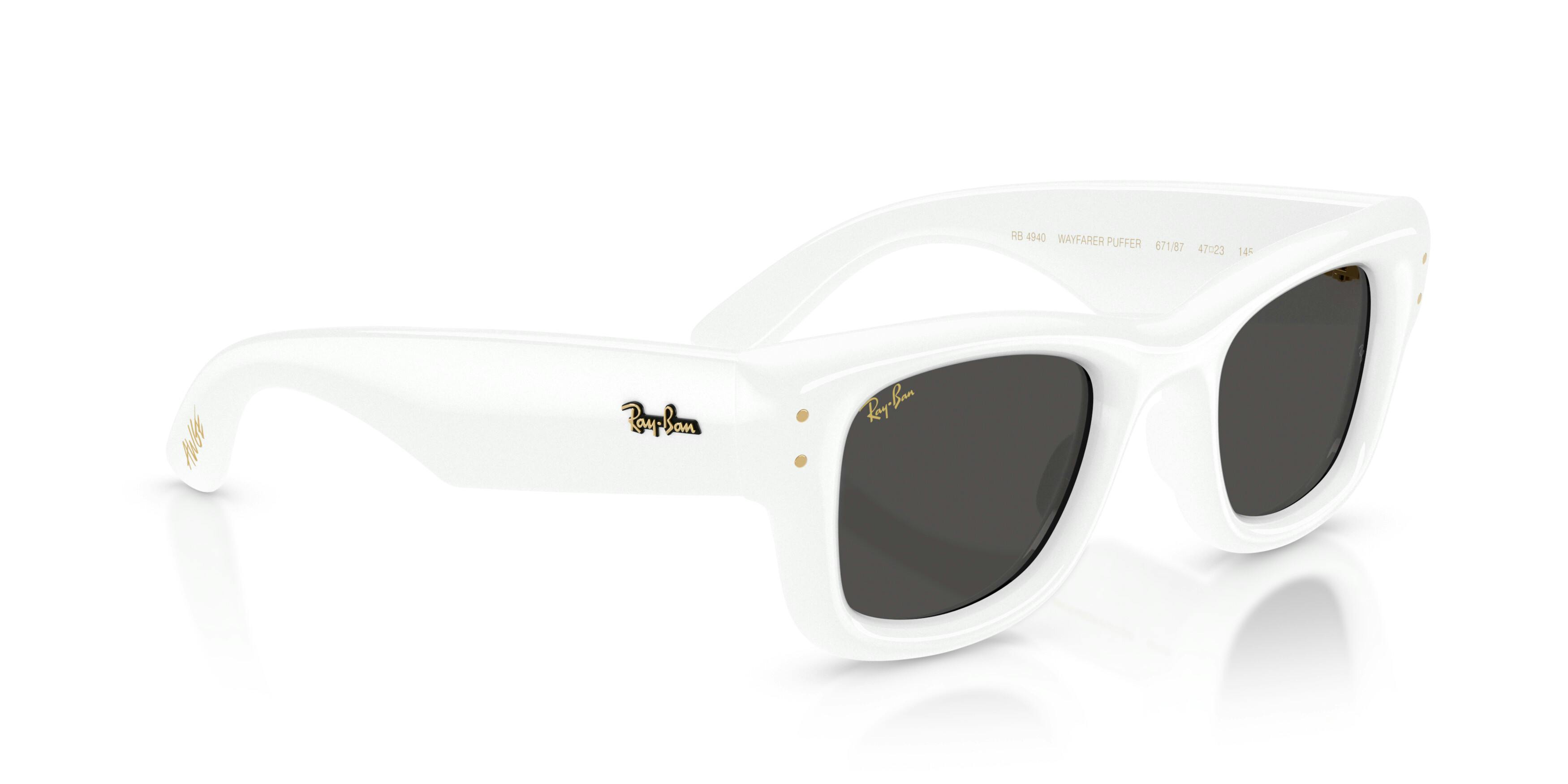 On_Model_Female01, Ray-Ban ASAP ROCKY PUFFER WAYFARER 0RB4940 671/87 Sonnenbrille