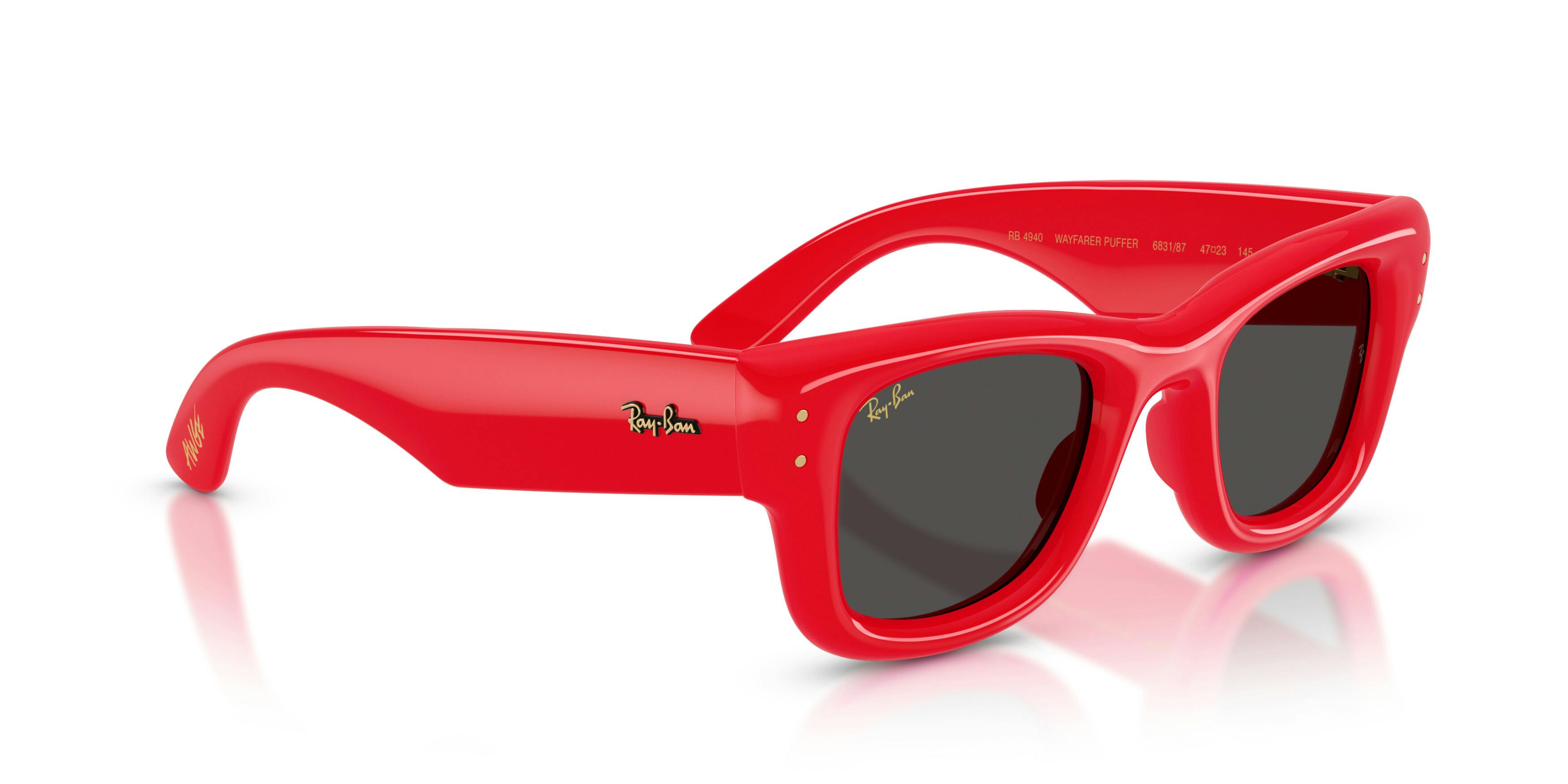 On_Model_Female01, Ray-Ban ASAP ROCKY PUFFER WAYFARER 0RB4940 683187 Sonnenbrille